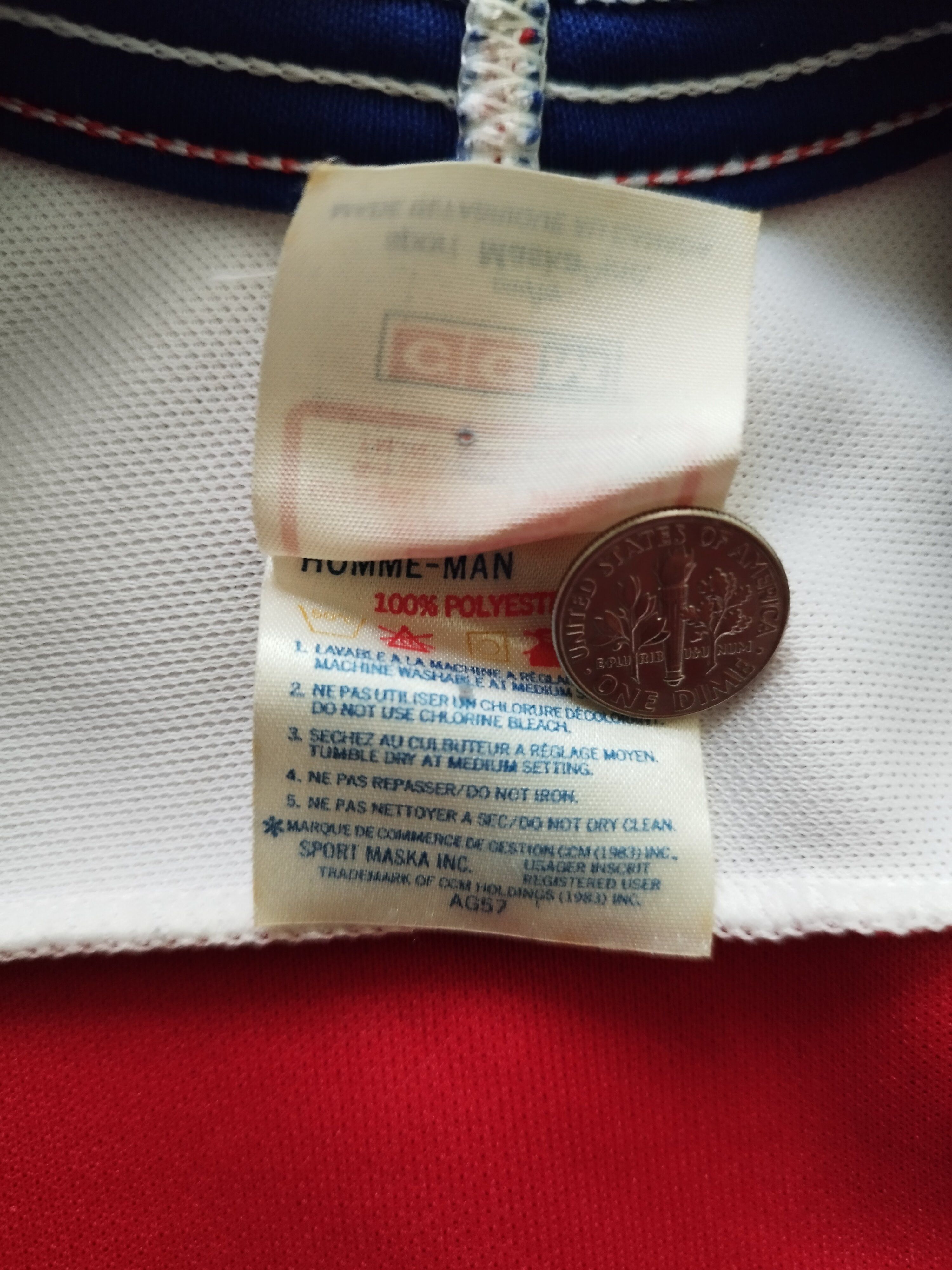 Vintage Vintage CCM TEAM CANADA Jersey Size US L / EU 52-54 / 3 - 8 Thumbnail