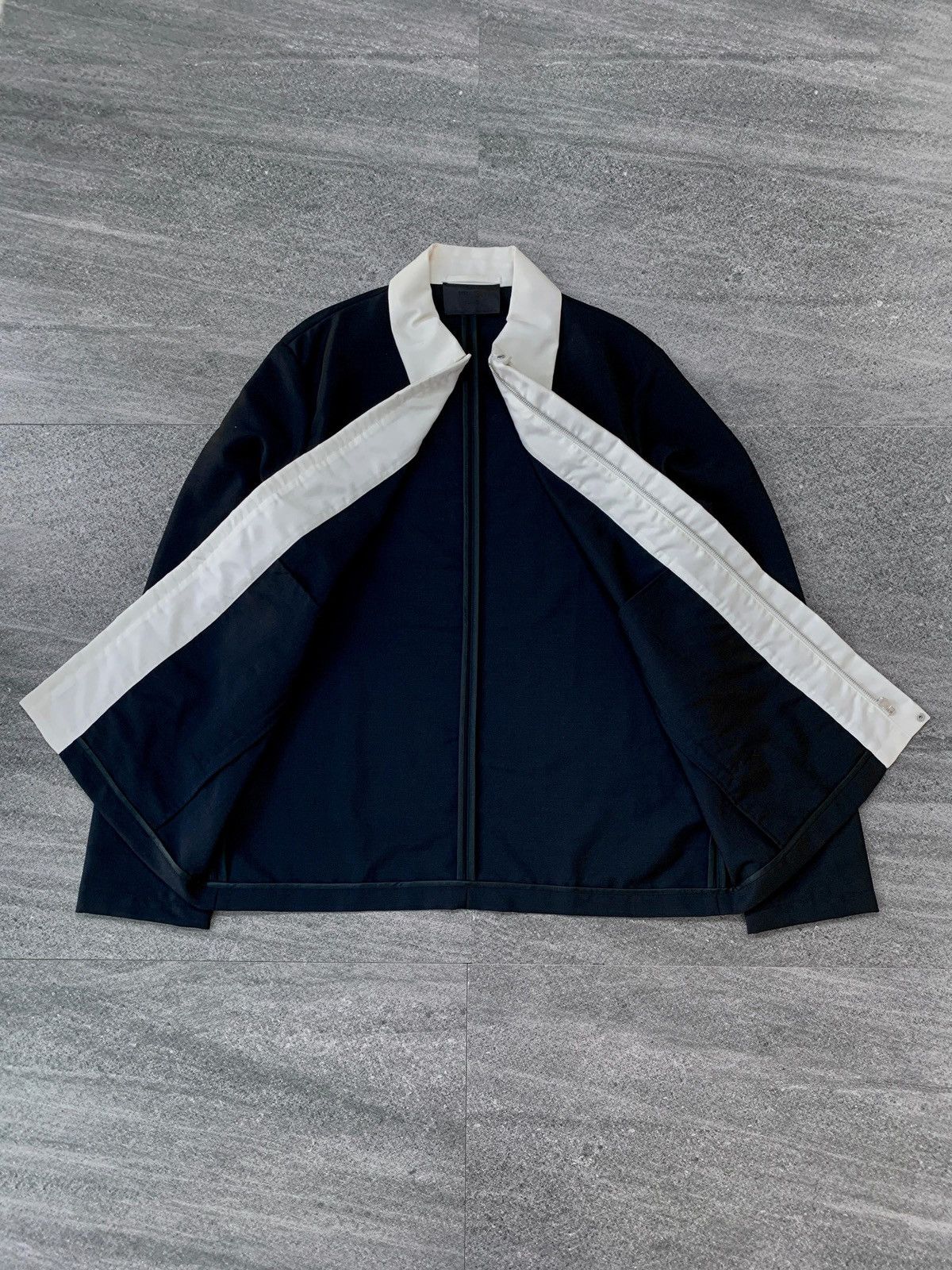 Prada FREE TAX! Two Tone Wool Work Jacket - Medium Size US M / EU 48-50 / 2 - 5 Thumbnail
