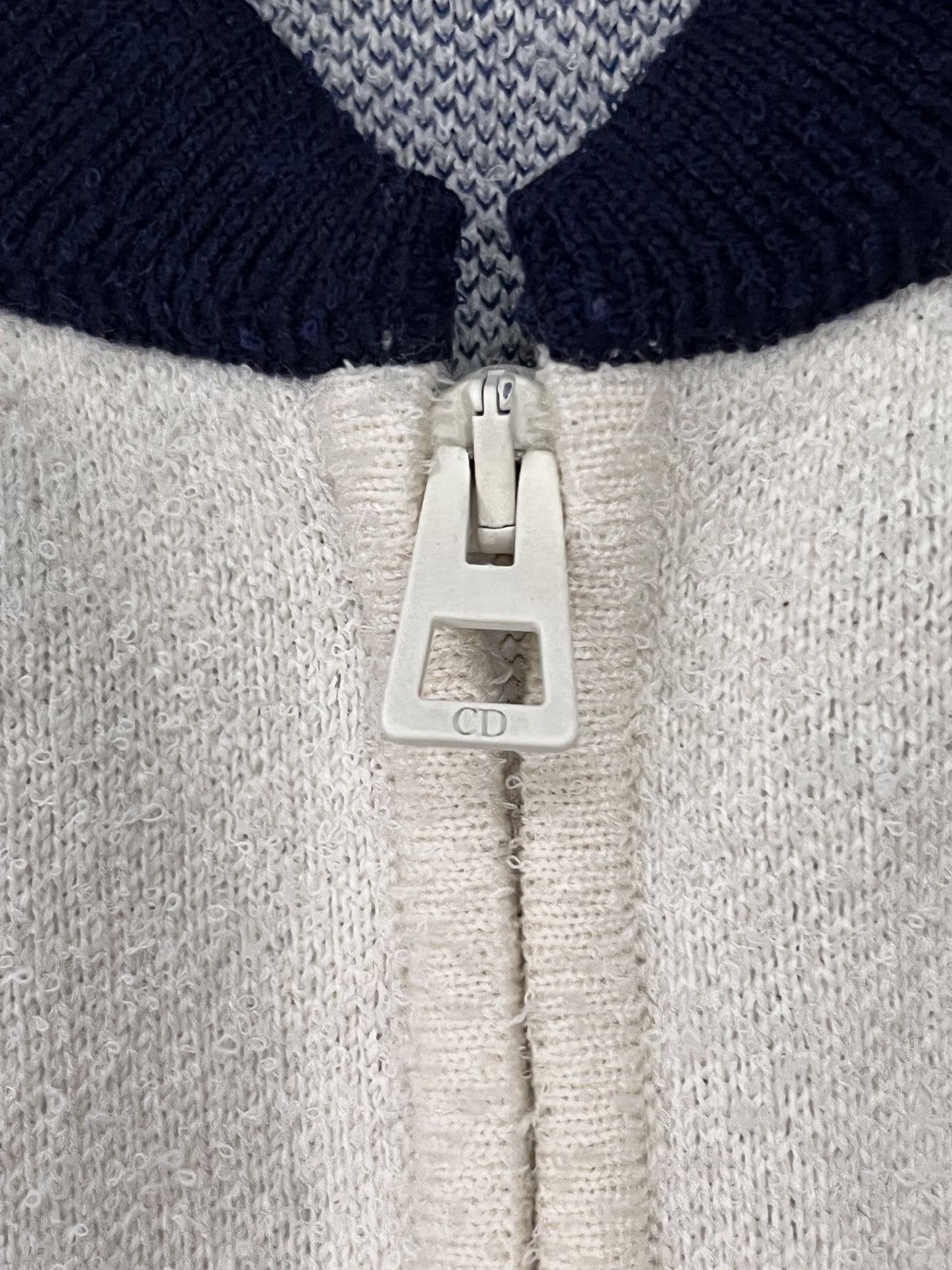 Dior Christian Dior "I Love Paris" Wool Knit Baseball Jacket Size US XS / EU 42 / 0 - 11 Thumbnail