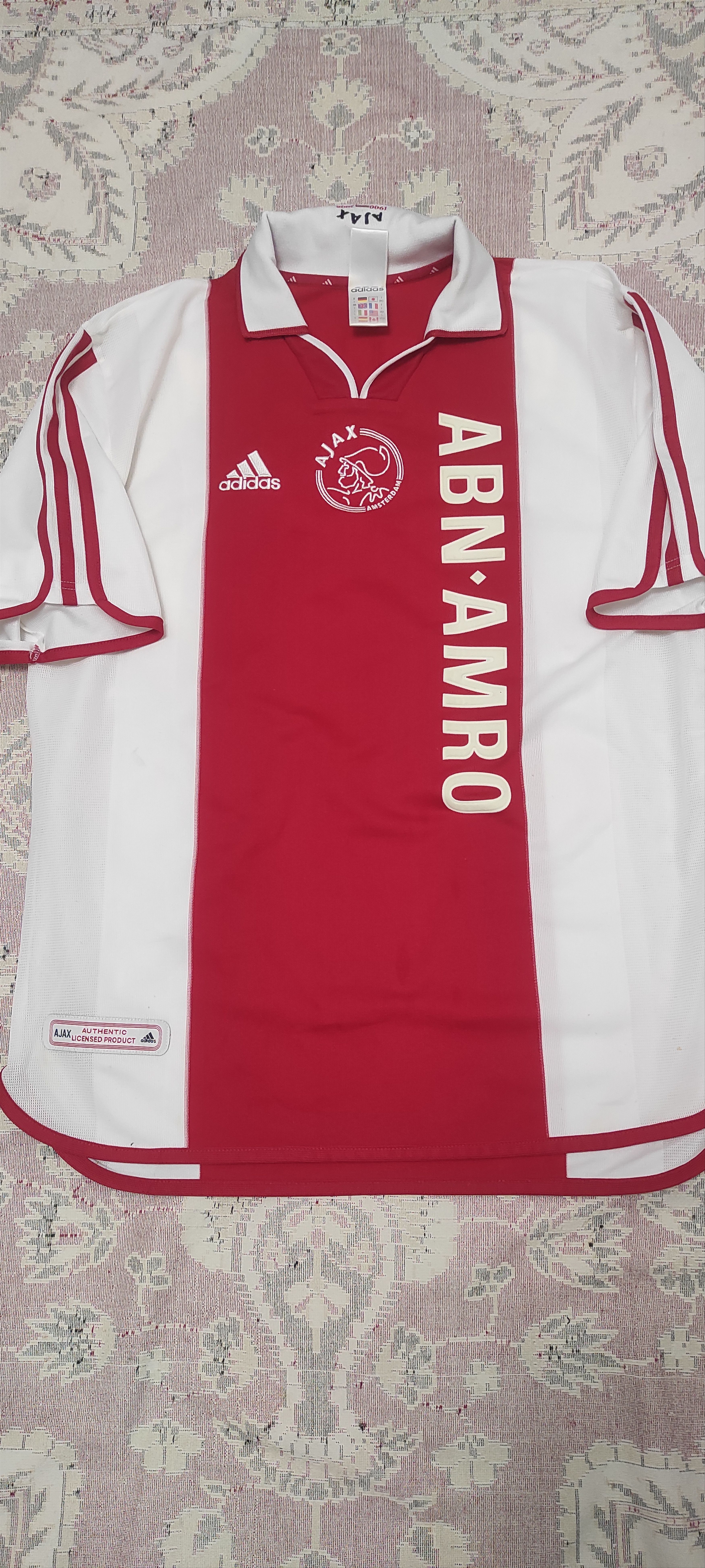 Adidas Ajax #9 Van Basten Home football shirt 1999 - 2000 Rare Size US L / EU 52-54 / 3 - 2 Thumbnail
