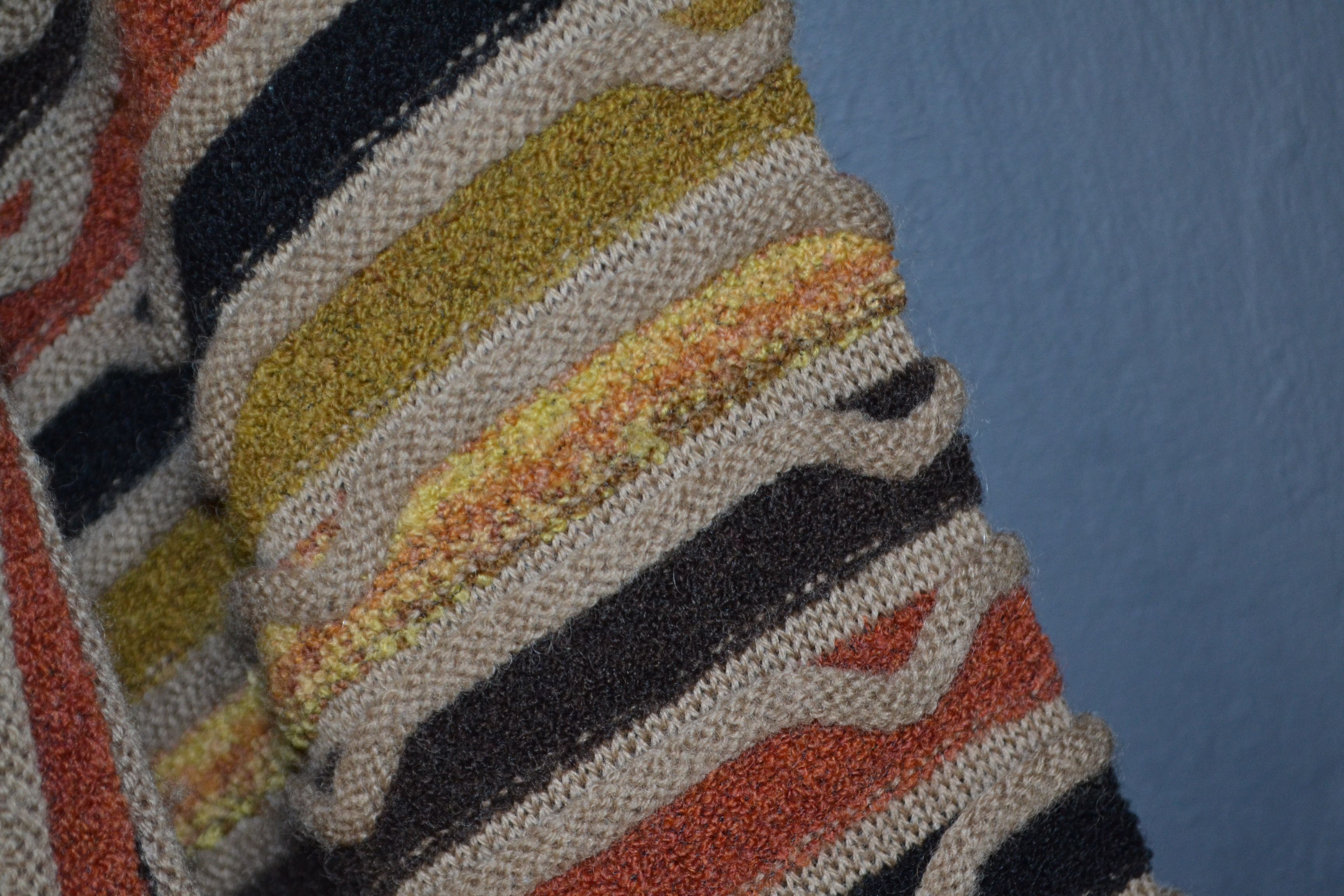 Japanese Brand Rotary Group Japanese 3D Knit Coogi Style Sweater 48 M Size US M / EU 48-50 / 2 - 3 Thumbnail