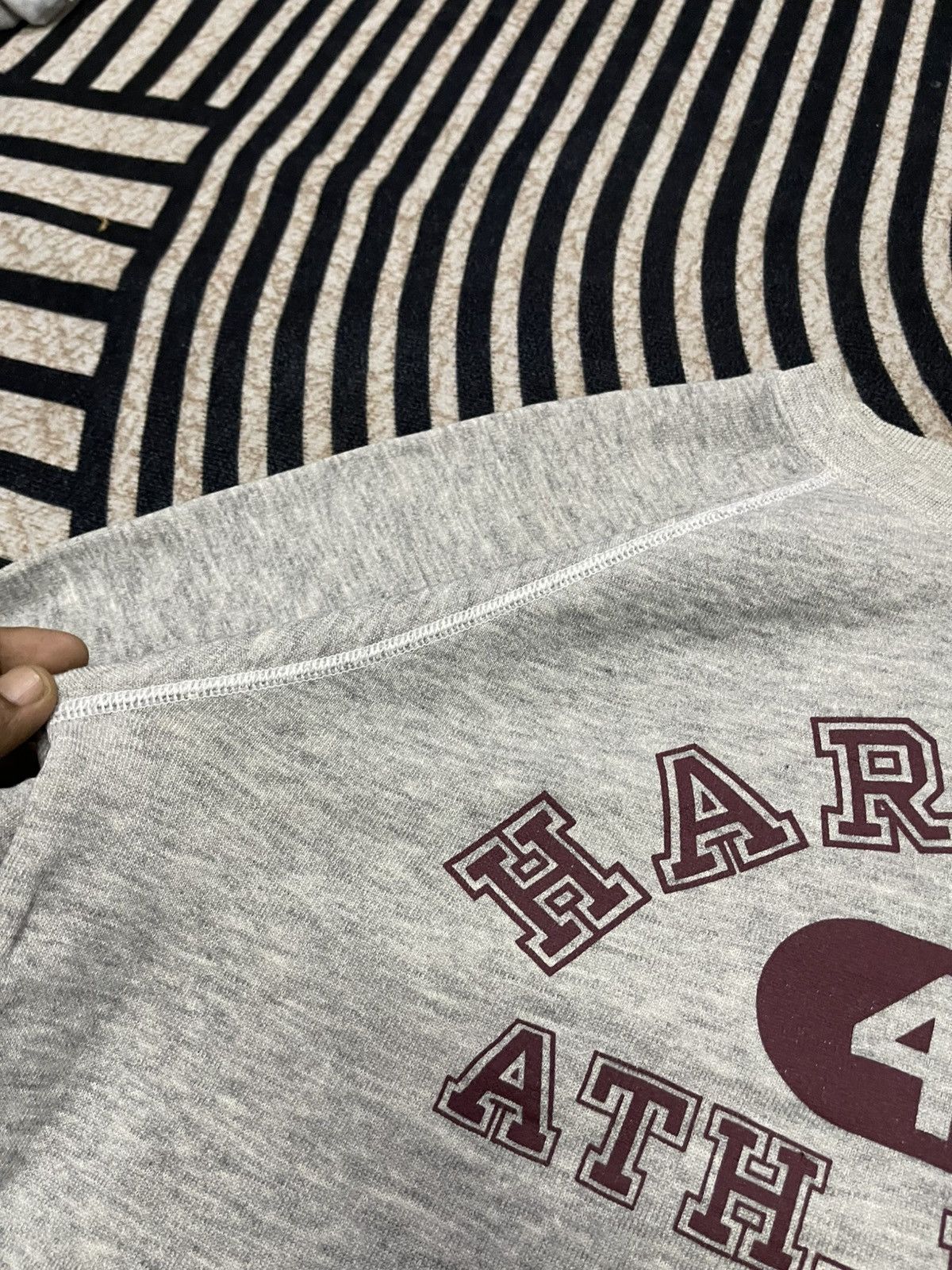 Hanes VINTAGE 70s/80s HAVARD ATH. DEPT SWEATSHIRT DISTRESSED Size US M / EU 48-50 / 2 - 9 Thumbnail
