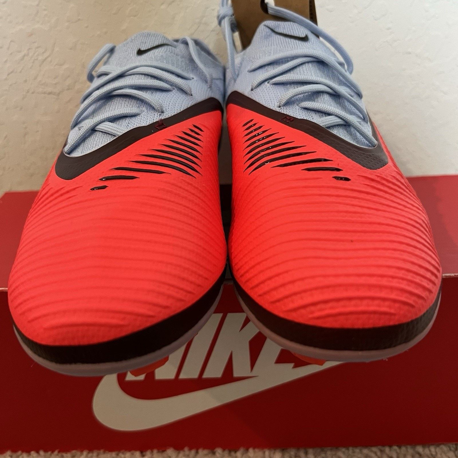 Nike Nike Phantom 6 Low Pro FG Blue Crimson Red Size 7.5 Cleats Size US 7.5 / EU 40-41 - 3 Thumbnail