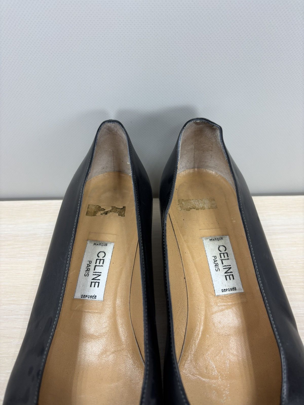 Celine Womens heels Celine Paris Size 40 1/2 Color Gray Size US 10.5 / IT 40.5 - 4 Thumbnail