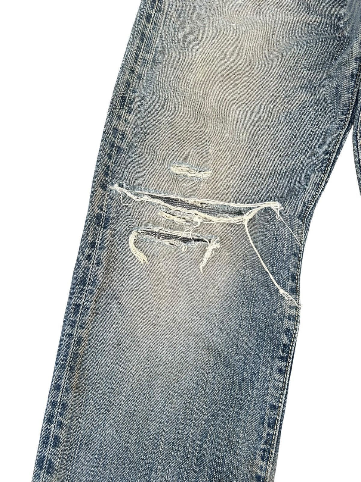 Kapital Thrashed Vintage Edwin 505zx Selvedge Denim Jeans japan Size US 31 - 5 Thumbnail