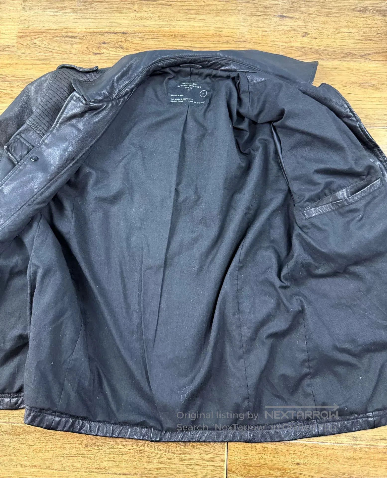 Allsaints All Saints Leather Biker Jacket Size M. Size US M / EU 48-50 / 2 - 3 Thumbnail