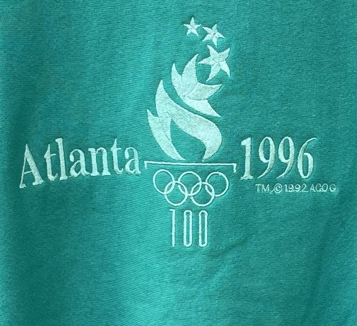 Champion 1996 Champion Reverse Weave ATL Olympics EmbroideredCrewneck Size US XXL / EU 58 / 5 - 4 Thumbnail