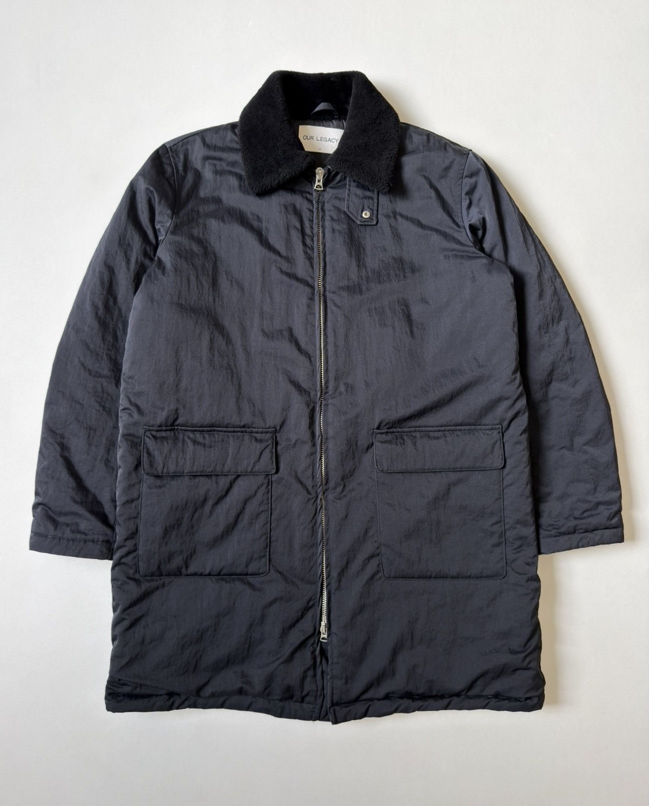 Our Legacy Sample ‘Sherpa Collar’ Nylon Parka Size US M / EU 48-50 / 2 - 16 Thumbnail