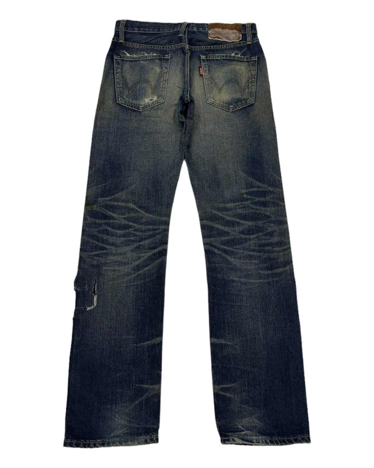 Kapital Edwin Exclusive Vintage Made in Japan Mud Wash Distress Jean Size US 30 / EU 46 - 3 Thumbnail