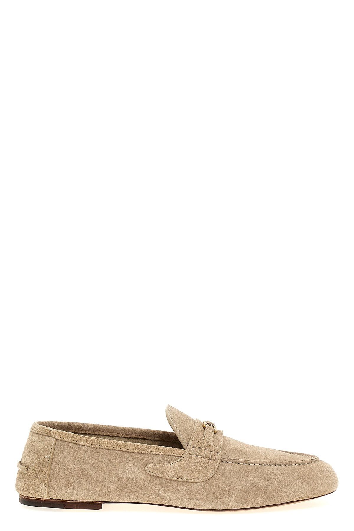 image of Gucci 'incrocio Gg' Loafers in Beige, Men's (Size 9)
