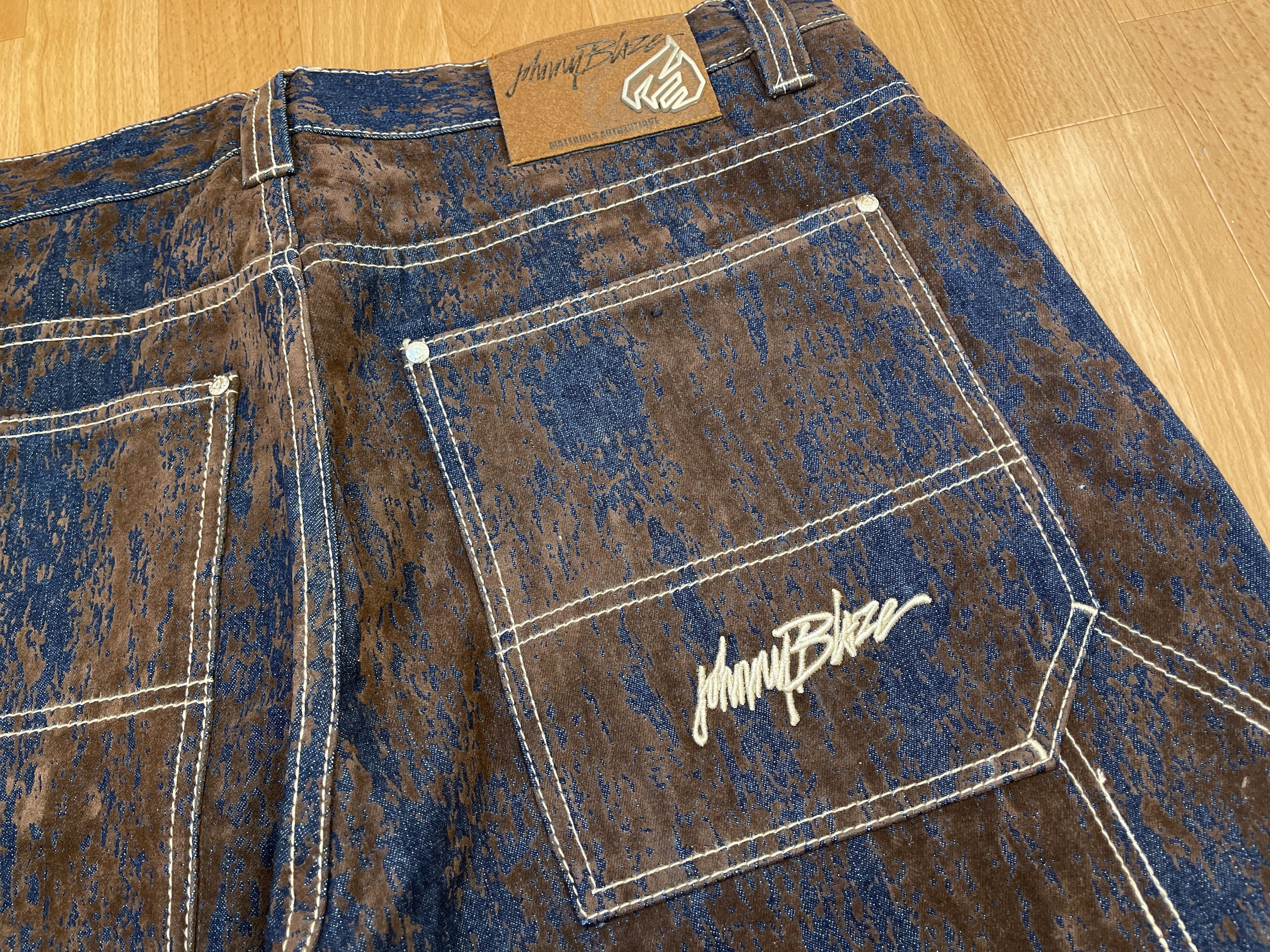 Wu-Tang Clan Johnny Blaze jeans, Wu Wear, vintage hip hop baggy, 90s 40 Size US 40 / EU 56 - 7 Thumbnail