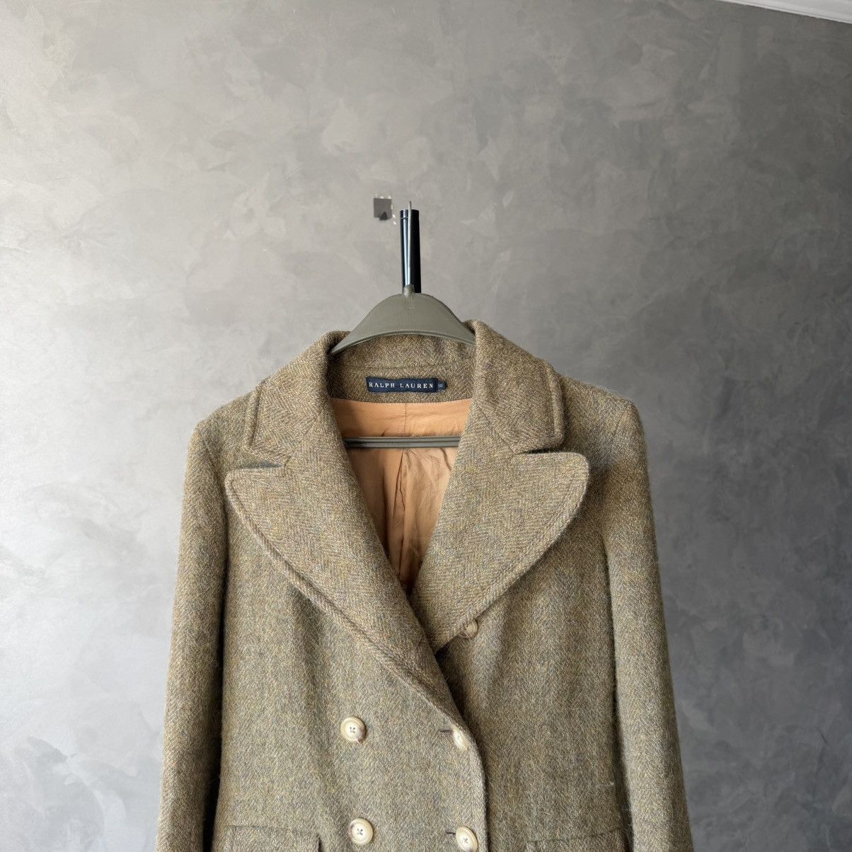 Polo Ralph Lauren Polo Ralph Lauren Vintage Herringbone Double Breasted Jacket Size M / US 6-8 / IT 42-44 - 3 Thumbnail