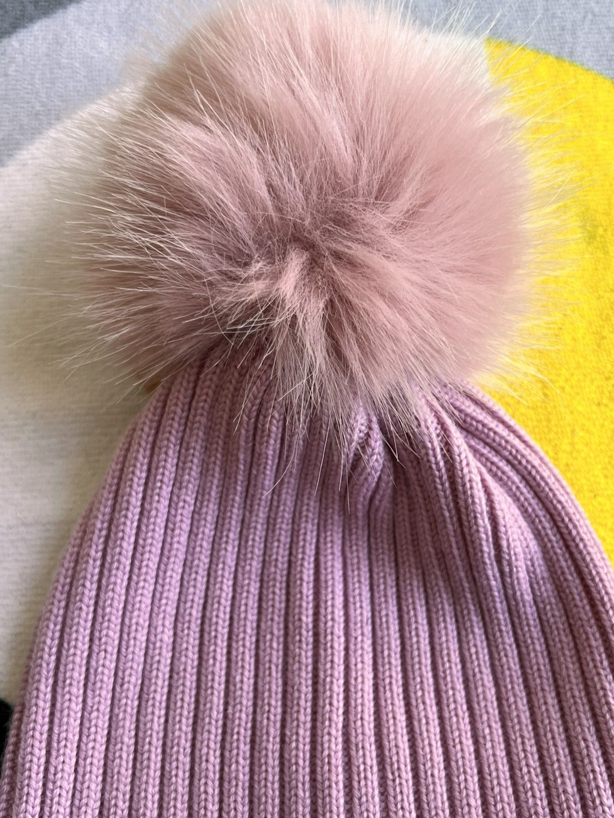 Moncler Moncler Berretto Tricot Pom Pom Beanie pink logo hat cap cuf Size ONE SIZE - 14 Thumbnail