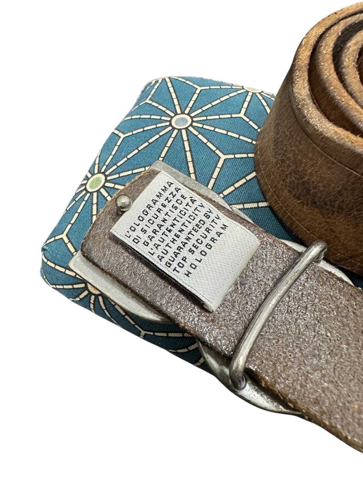 Dolce & Gabbana Vintage Dolce & Gabbana Leather Buckle Belt Metal Logo Size 36 - 3 Thumbnail