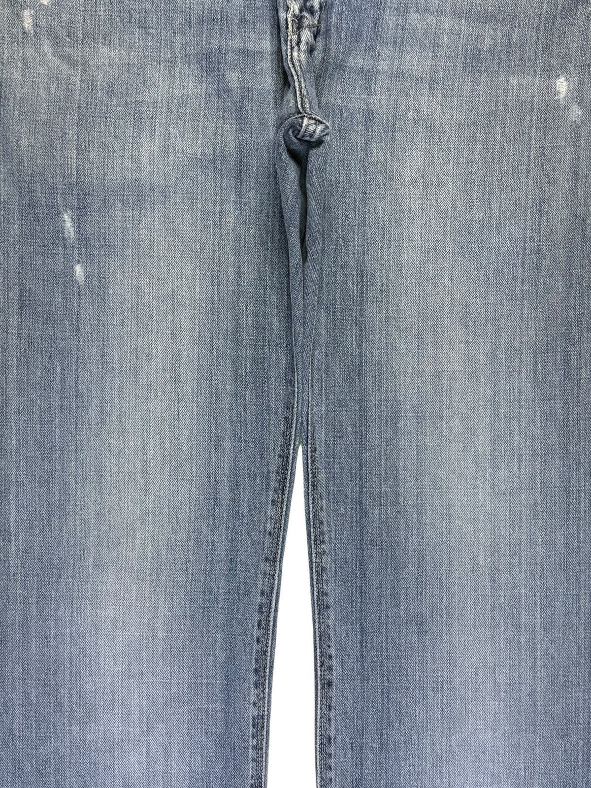 Japanese Brand Vintage Japanese Brand Blue Wash Distressed Baggy Jeans Size US 33 - 5 Thumbnail