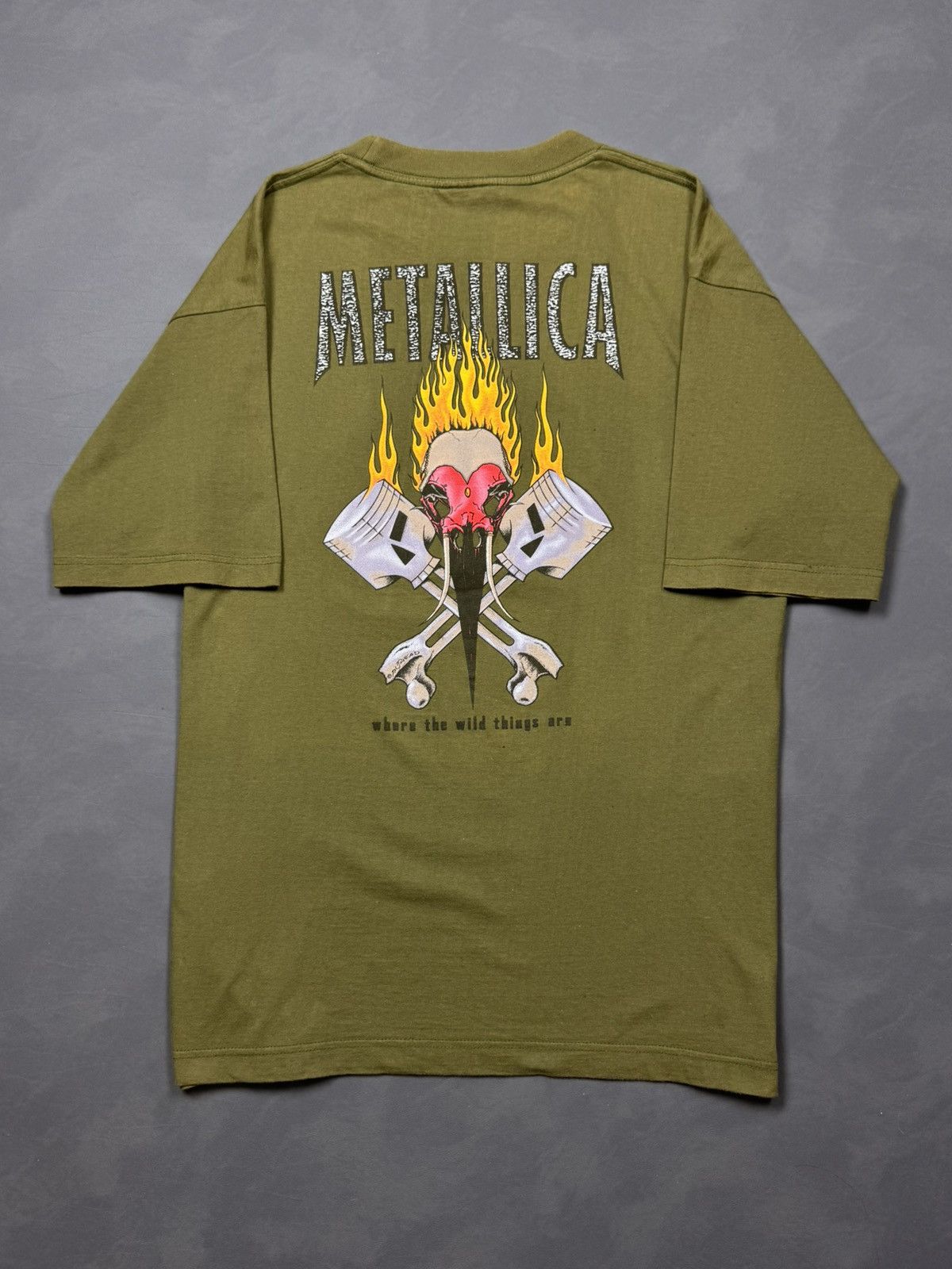 Metallica Metallica “Burn Your Fingers One by One” Vintage Redwood Size US XL / EU 56 / 4 - 2 Thumbnail