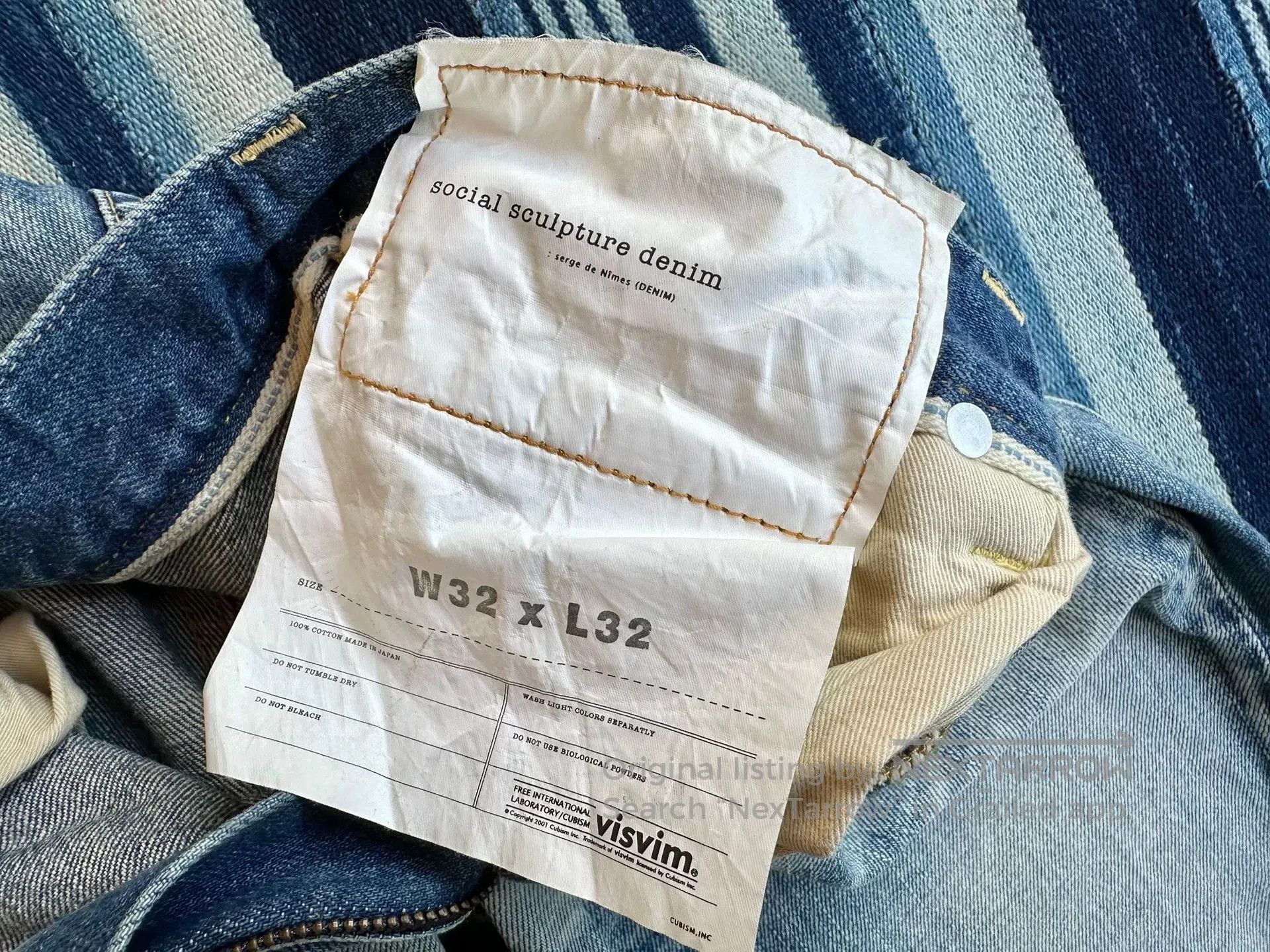 Visvim visvim social sculpture denim jeans W32L32. Size US 32 / EU 48 - 9 Thumbnail