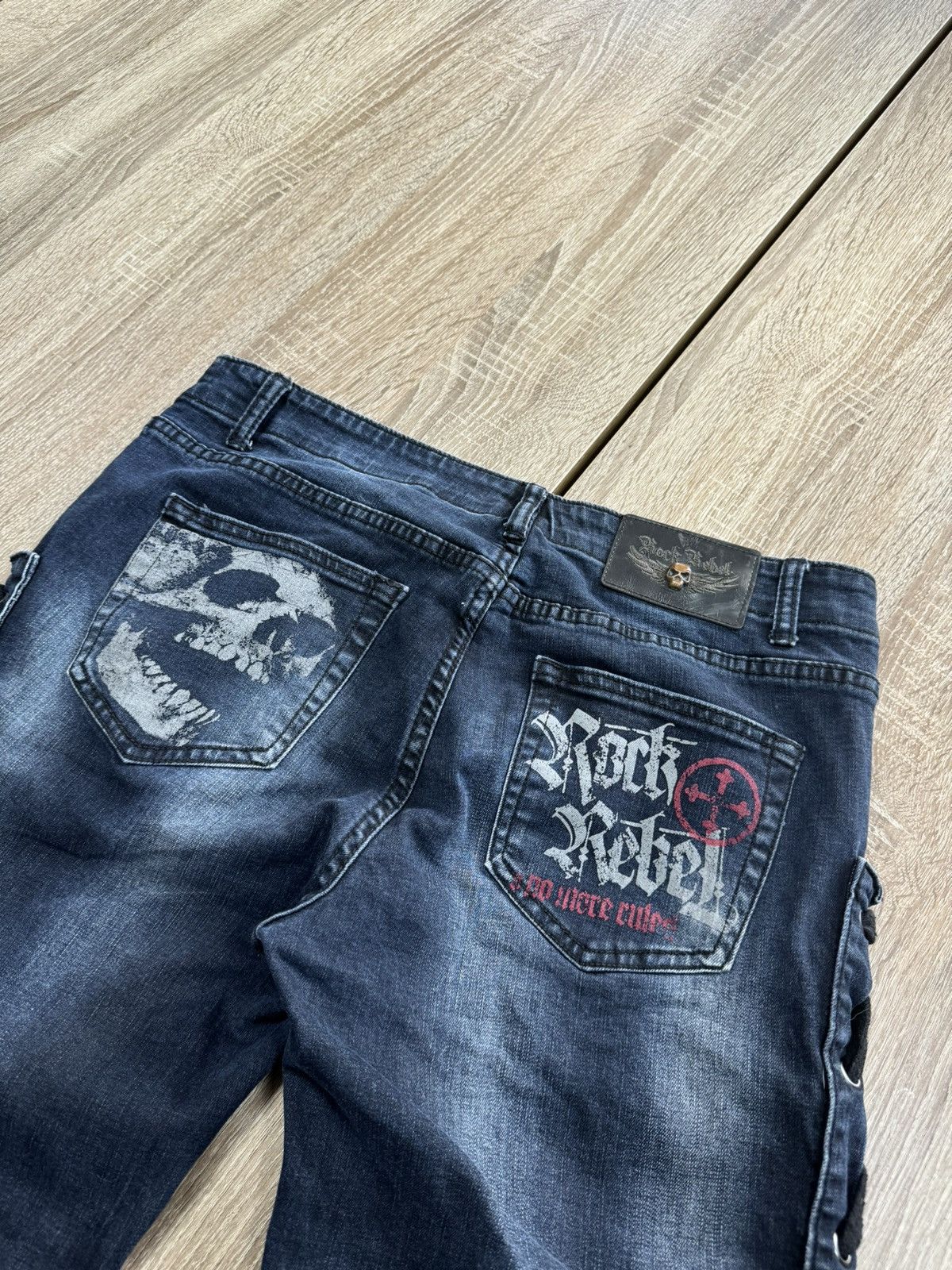 If Six Was Nine × Japanese Brand × Junya Watanabe Vintage Bandage Flate Yasuyuki Ishii / LGB Style Jeans Size US 30 / EU 46 - 3 Thumbnail
