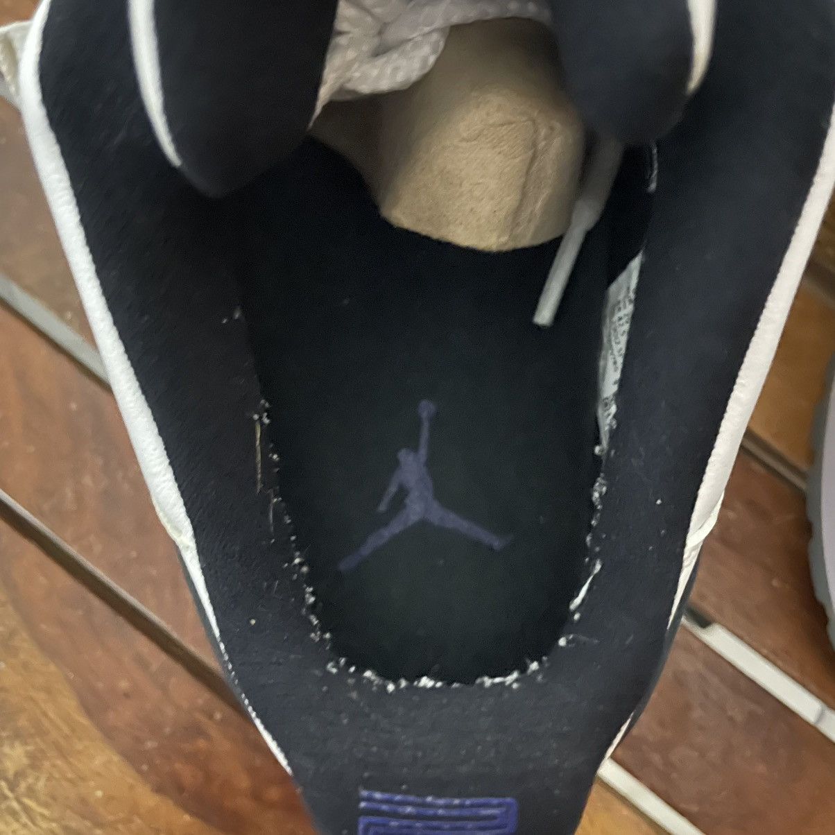 Jordan Brand × Nike Nike Air Jordan 11 Retro Low White Concord Mens US Size 10.5 Size US 10.5 / EU 43-44 - 7 Thumbnail