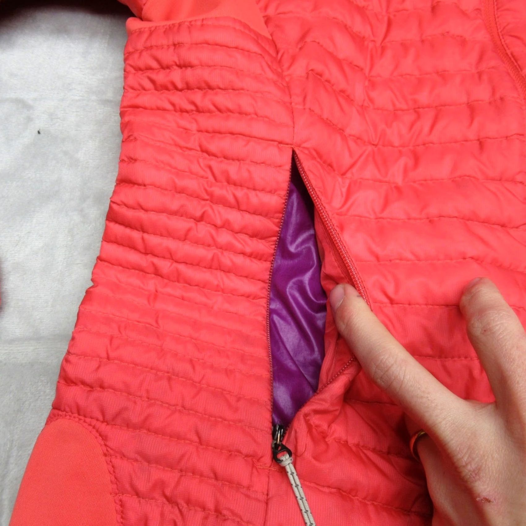 Eddie Bauer Eddie Bauer Down Jacket Women M Orange Quilted Puffer Coat Zip Front Mid-Length Size M / US 6-8 / IT 42-44 - 6 Thumbnail