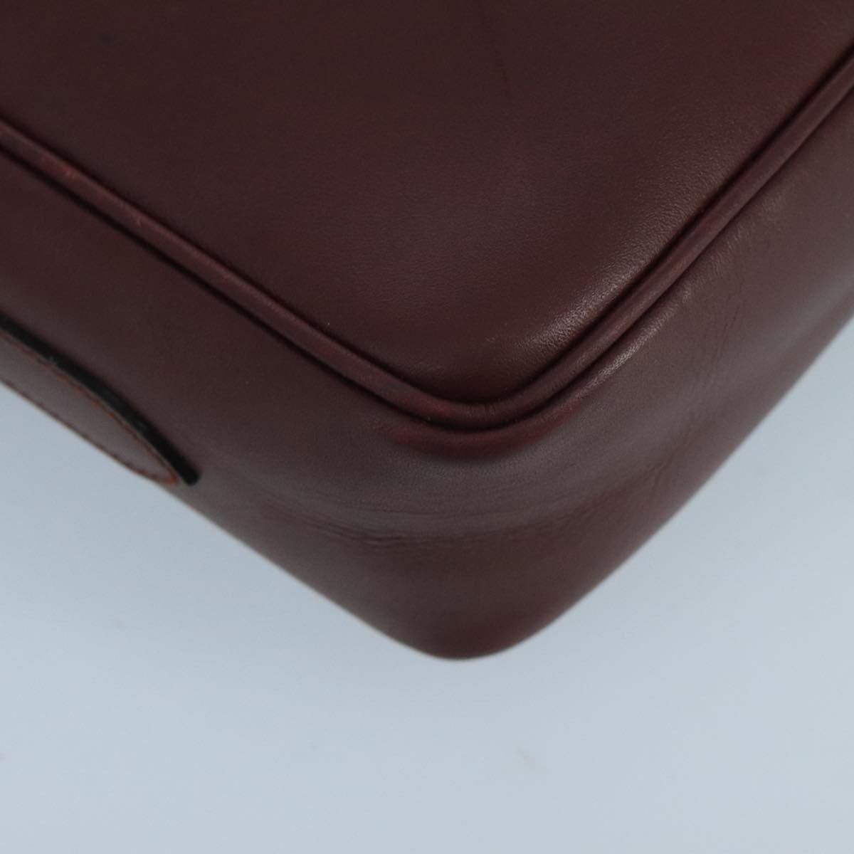 Cartier Cartier Shoulder Bag Leather Bordeaux Gold Size ONE SIZE - 12 Thumbnail
