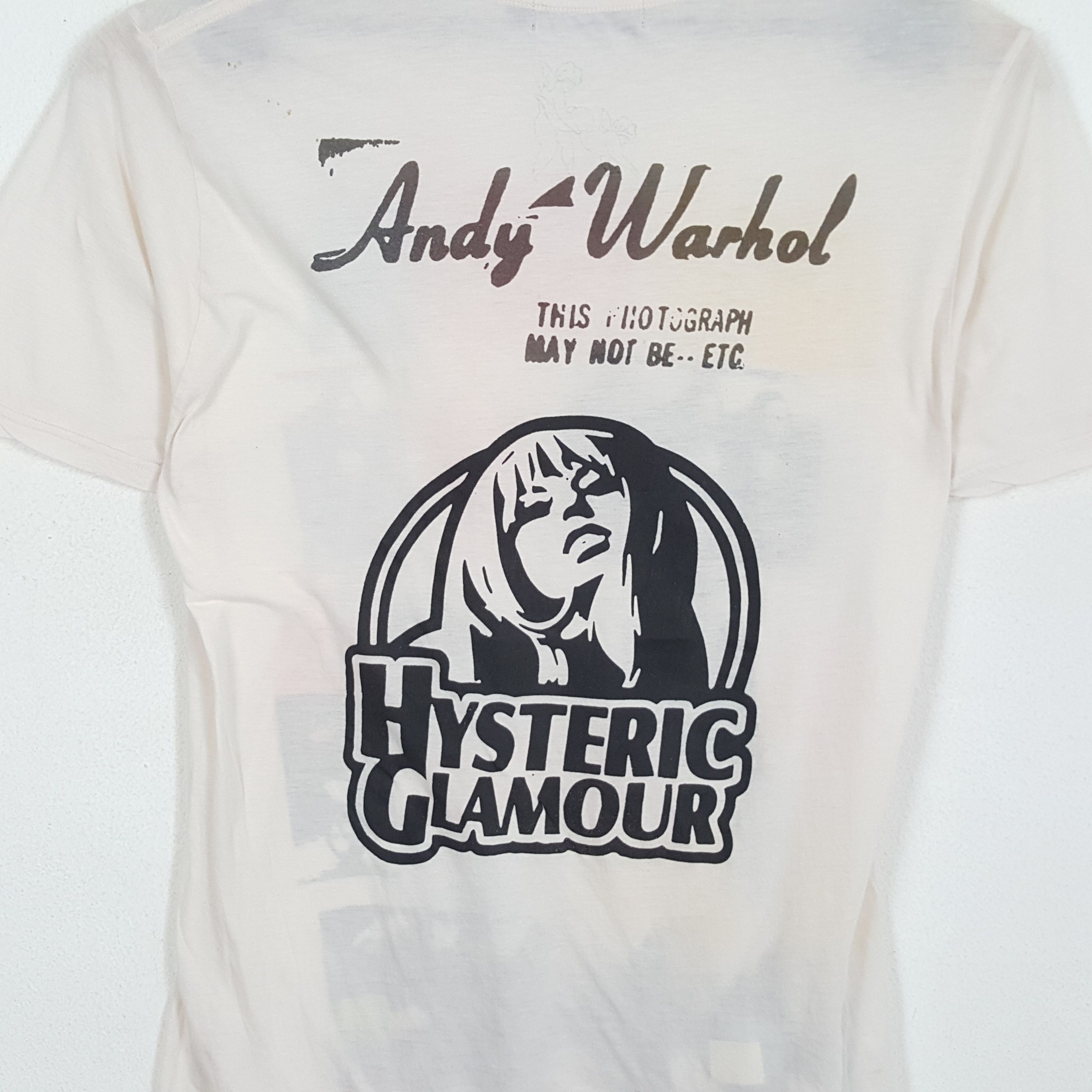 Andy Warhol × Hysteric Glamour × Japanese Brand HYSTERIC GLAMOUR ANDY WARHOL Custom Art Tshirt Size US M / EU 48-50 / 2 - 2 Thumbnail