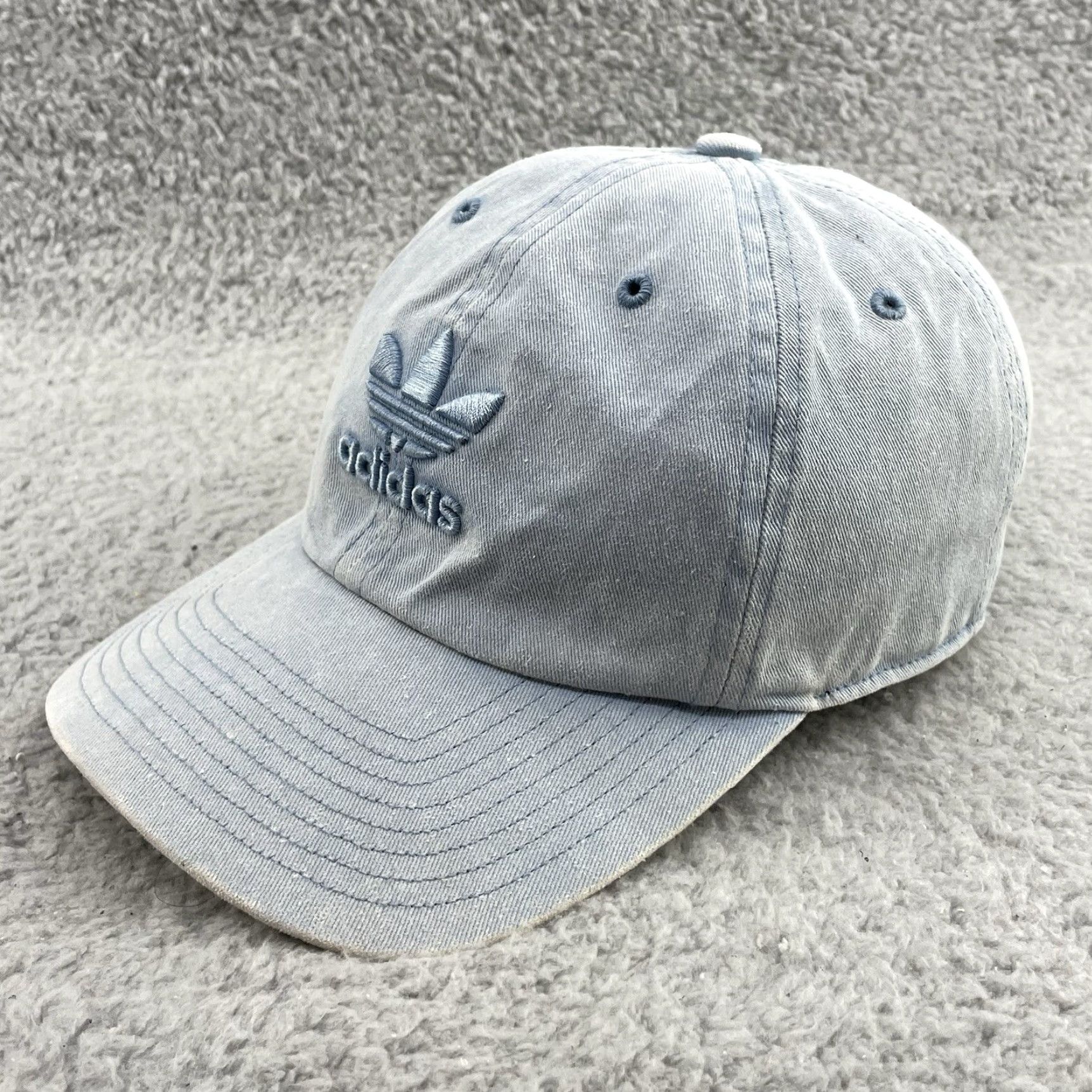Adidas Adidas Hat Cap Unisex Denim Strapback Running Tennis 90s DAD Sportswear Academia Shirt Size ONE SIZE - 4 Thumbnail