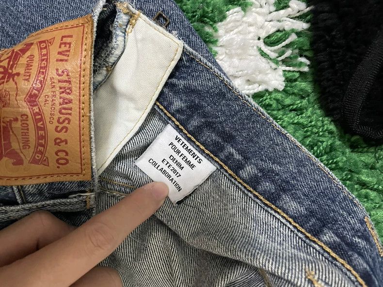 Vetements Vetements SizeL 17ss Zipper Patchwork Levis Jeans Size US 30 / EU 46 - 4 Thumbnail