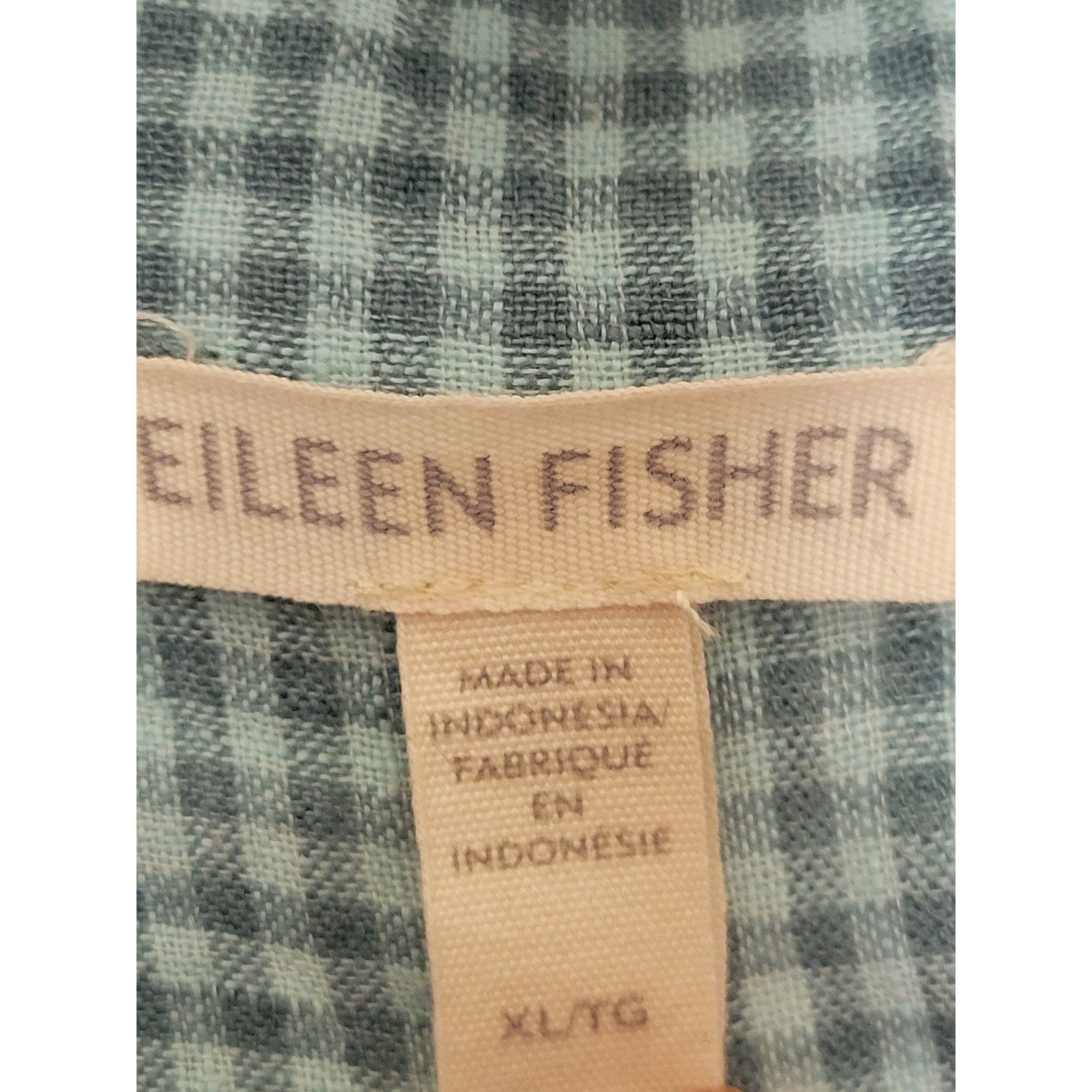 Eileen Fisher Eileen Fisher Puckered Organic Linen Tunic Women Dress Sz XL Size XL / US 12-14 / IT 48-50 - 6 Thumbnail