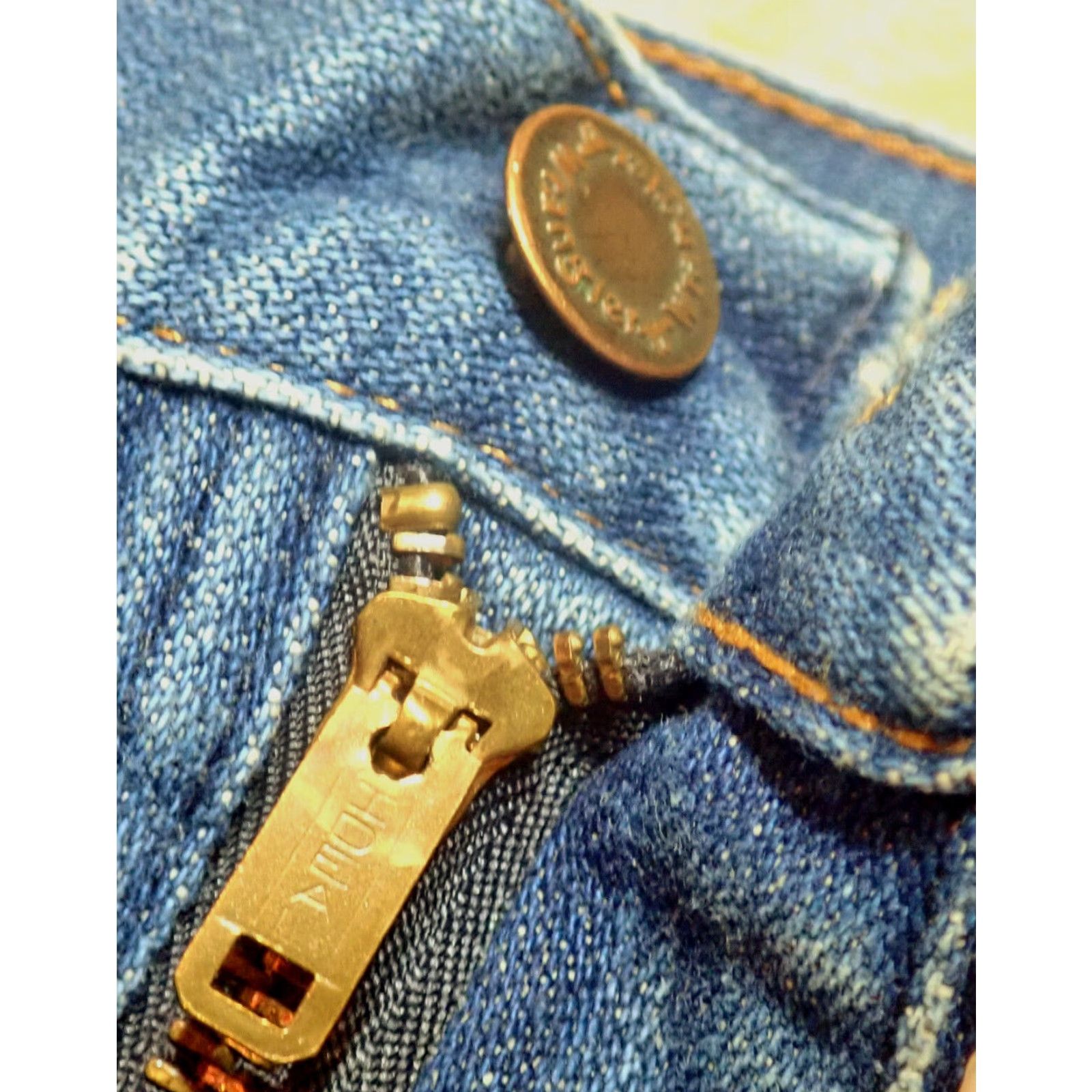 Wrangler VINTAGE 80s Wrangler Mens Regular Fit Straight Leg Denim Jeans 38x30 Southwestern USA Mens Size US 38 / EU 54 - 5 Thumbnail