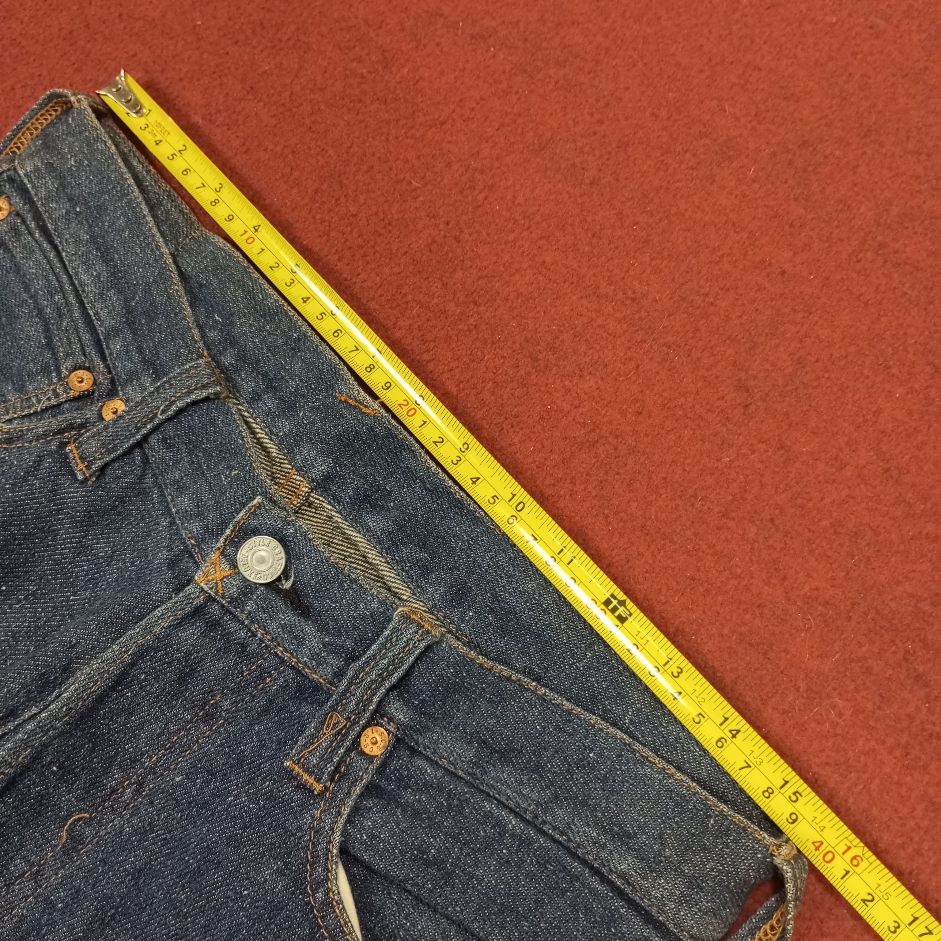 Japanese Brand × Vintage Evisu Jeans Streetwear Custom Daicock Style Size US 31 - 7 Thumbnail