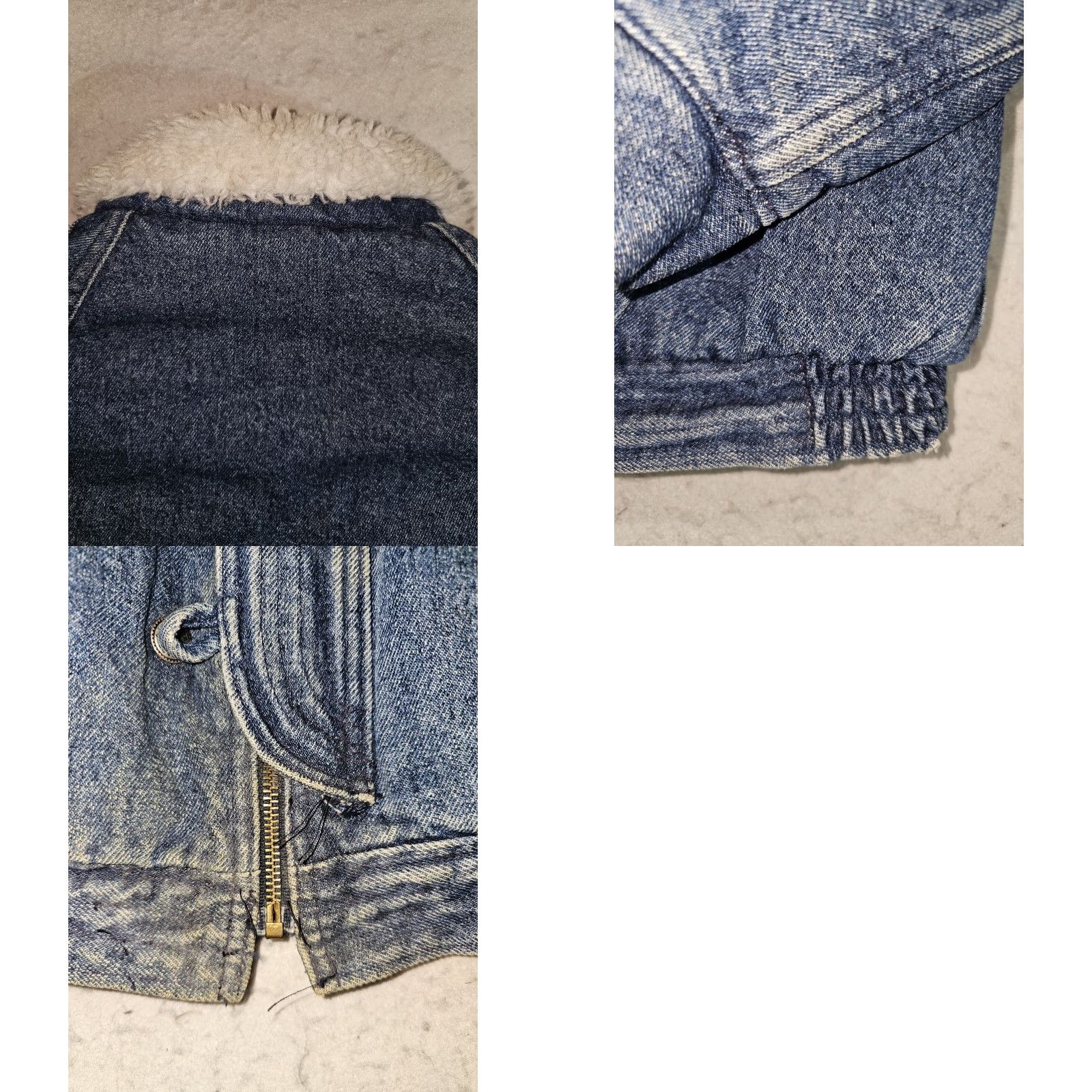Levi's VINTAGE Levi's Trucker Jacket Denim Blue Sherpa Lined Made in USA Mens L Size 80s - Size US L / EU 52-54 / 3 - 9 Thumbnail