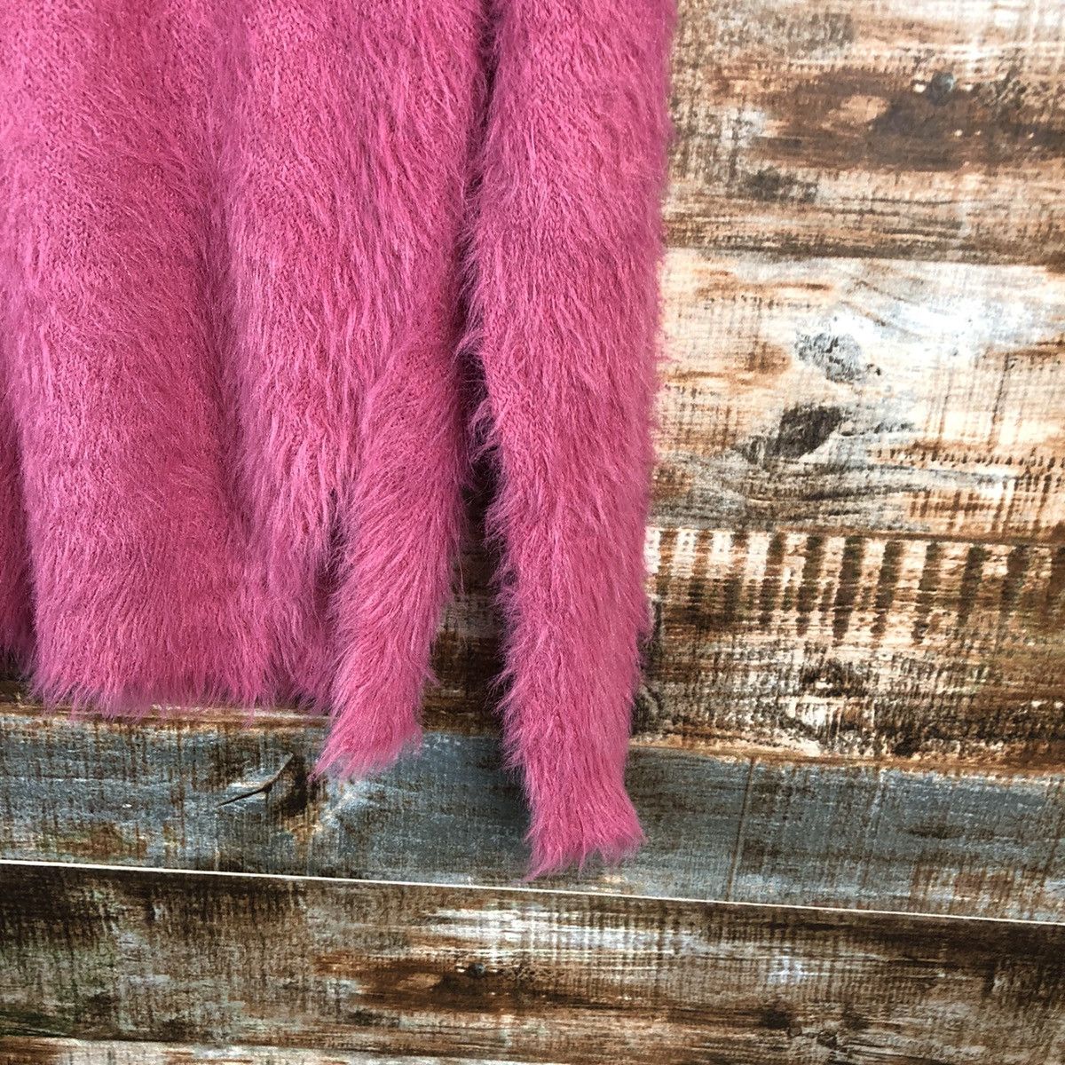 Vintage DLL Japanese Brand Pink Mohair fur shaggy Knitwear #C078 Size S / US 4 / IT 40 - 14 Thumbnail
