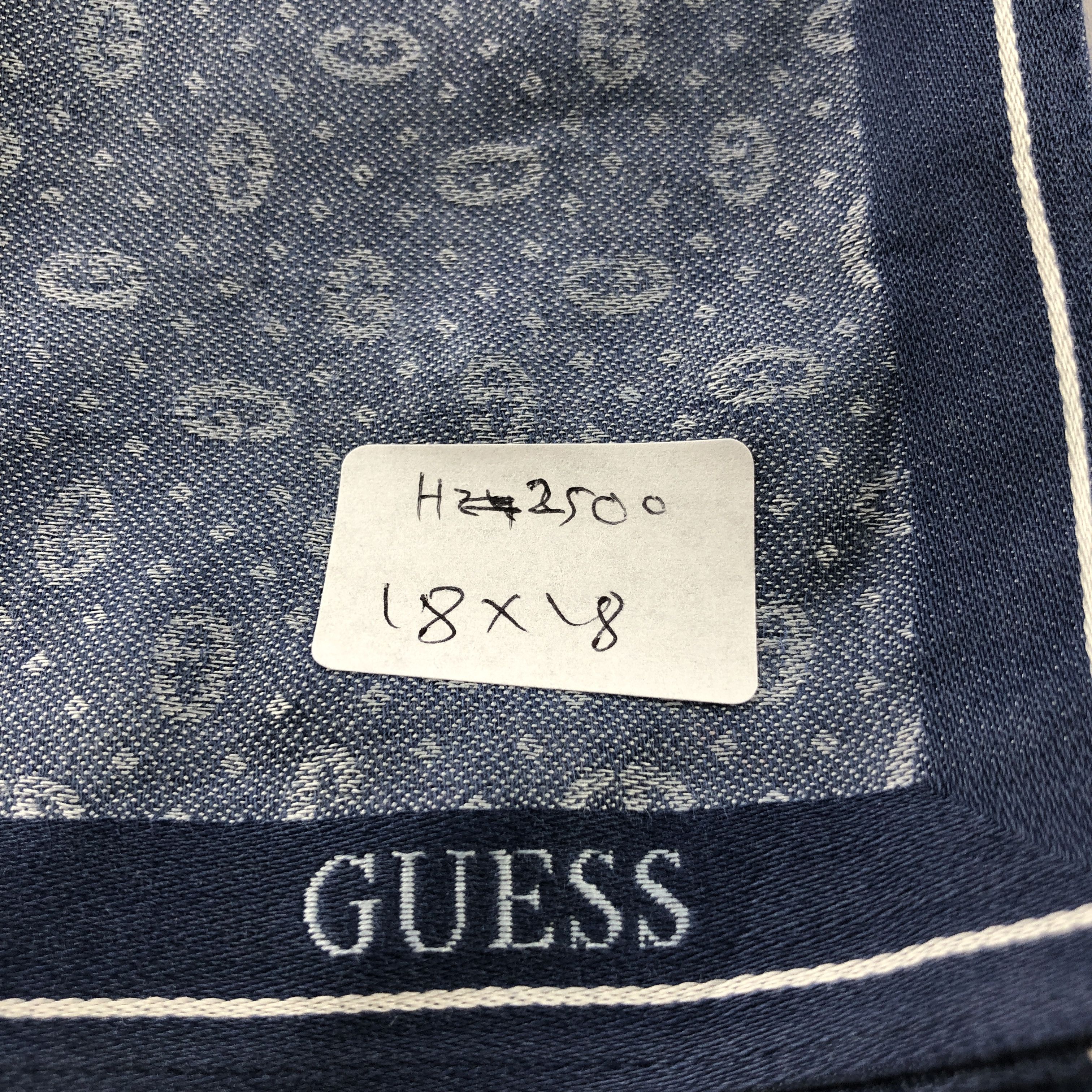 Guess × Vintage Guess Monogram Handkerchief Neckerchief Bandana H2500 Size ONE SIZE - 5 Thumbnail