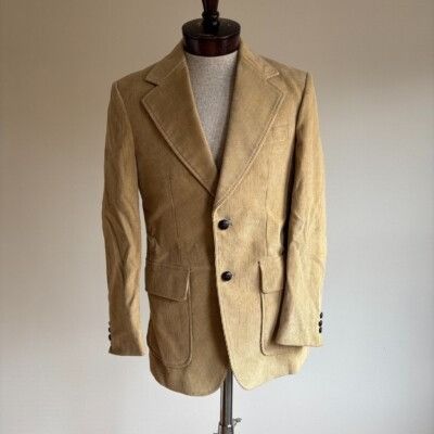 Other Montgomery Ward Corduroy Blazer Vintage Sport Coat Jacket Sz Size 38R - 2 Thumbnail