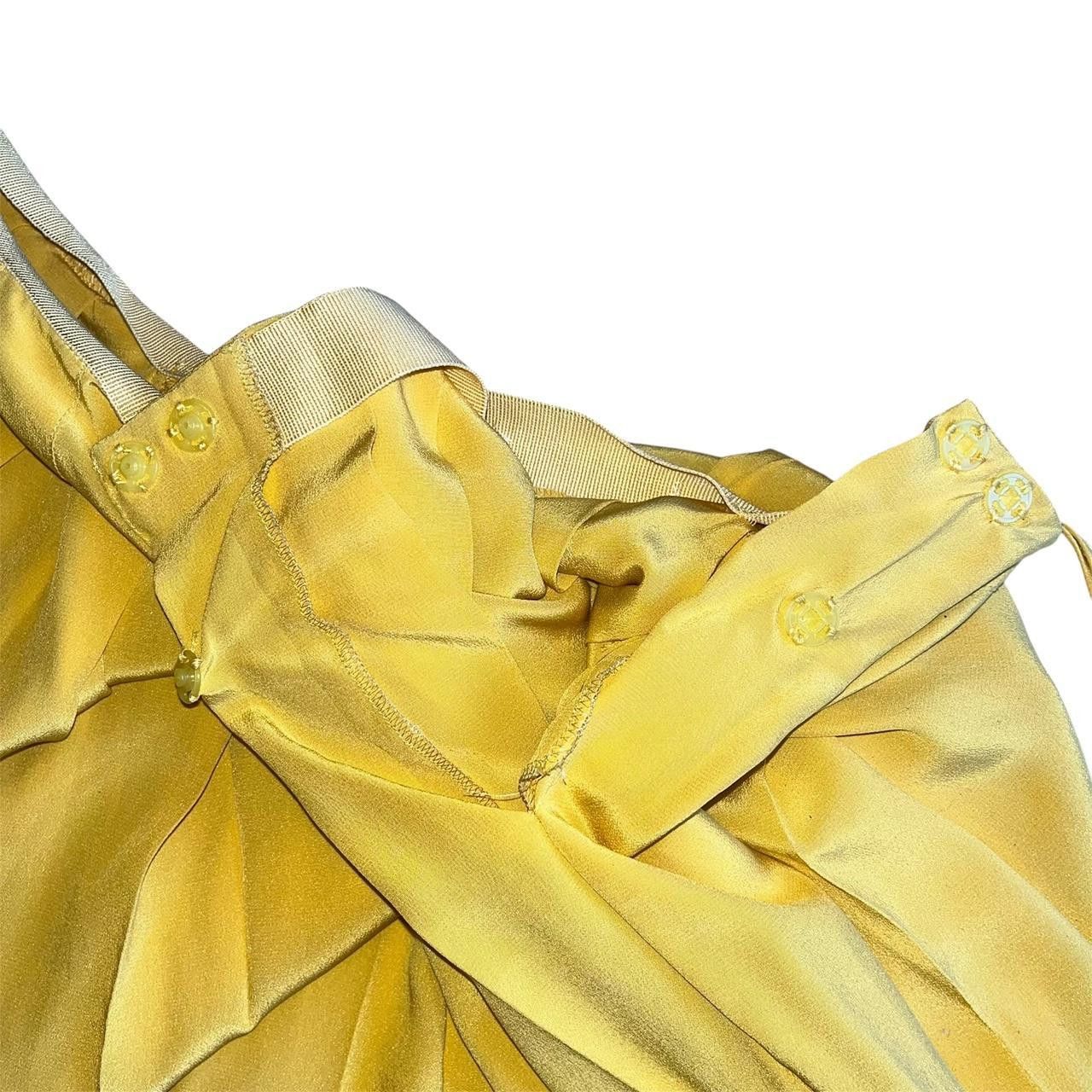 Prada Vintage 2000 S/S Pleated Silk Skirt Size 32" / US 10 / IT 46 - 5 Thumbnail