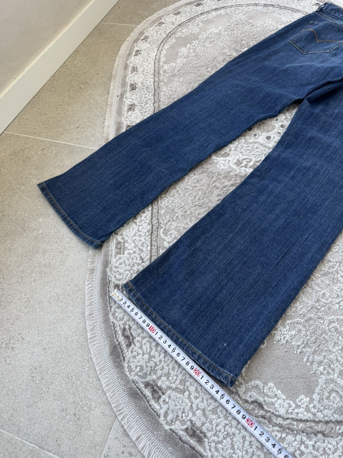 Levi's Vintage Levi’s 512 Bootcut Flared Blue Denim Jeans Y2K Size US 32 / EU 48 - 4 Thumbnail