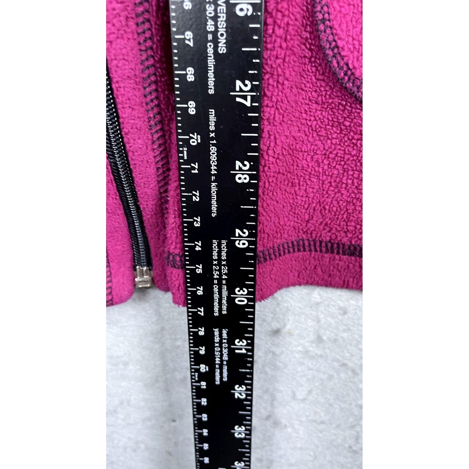 Vintage Susan Bristol Womens XL Pink Fleece Jacket Casual Full Zip Collared Pockets Size XL / US 12-14 / IT 48-50 - 4 Thumbnail