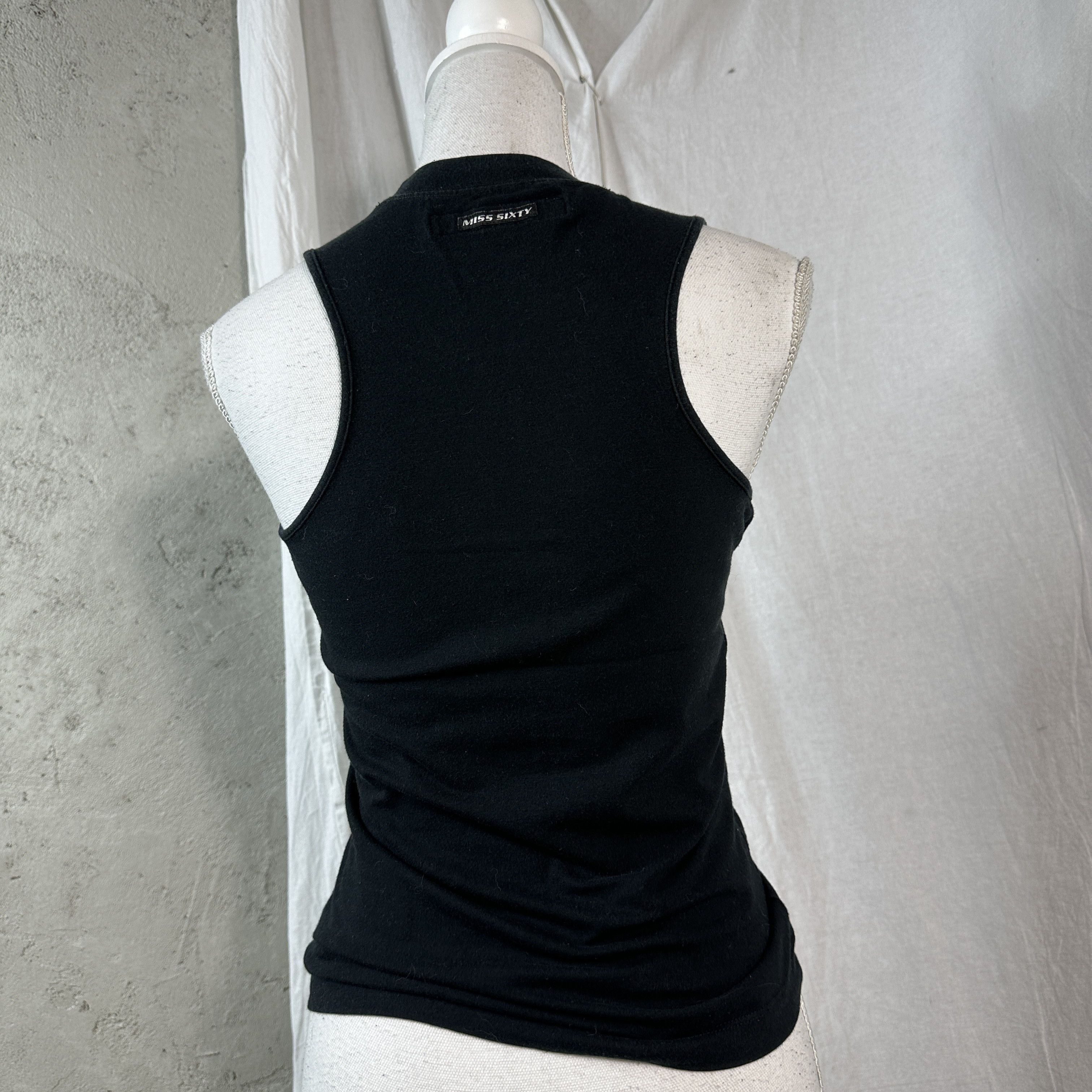 Miss Sixty × Vintage Top Vintage Miss Sixty 00s Evil Size M / US 6-8 / IT 42-44 - 6 Thumbnail