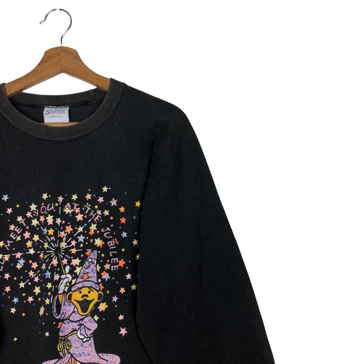 Japanese Brand 🔥Vintage Sweatshirt Santee Big Logo Design Made in USA Size US S / EU 44-46 / 1 - 6 Thumbnail