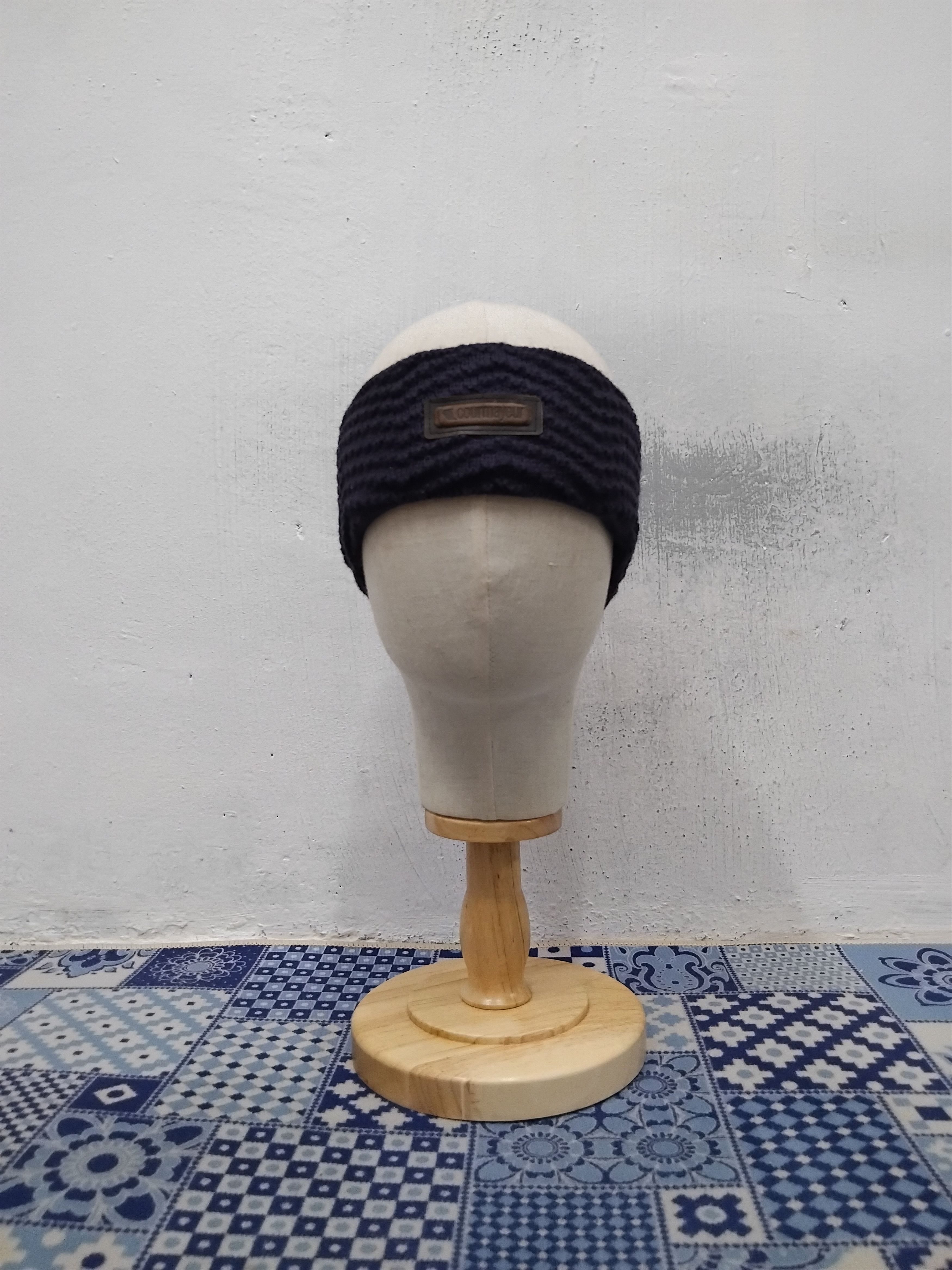 Japanese Brand Courmayeur purple colour headband Size ONE SIZE - 1 Thumbnail