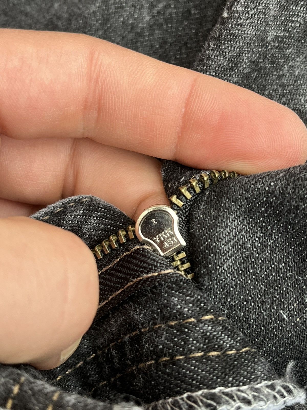Gucci Selvedge Denim Black Leather tab Size US 34 / EU 50 - 10 Thumbnail