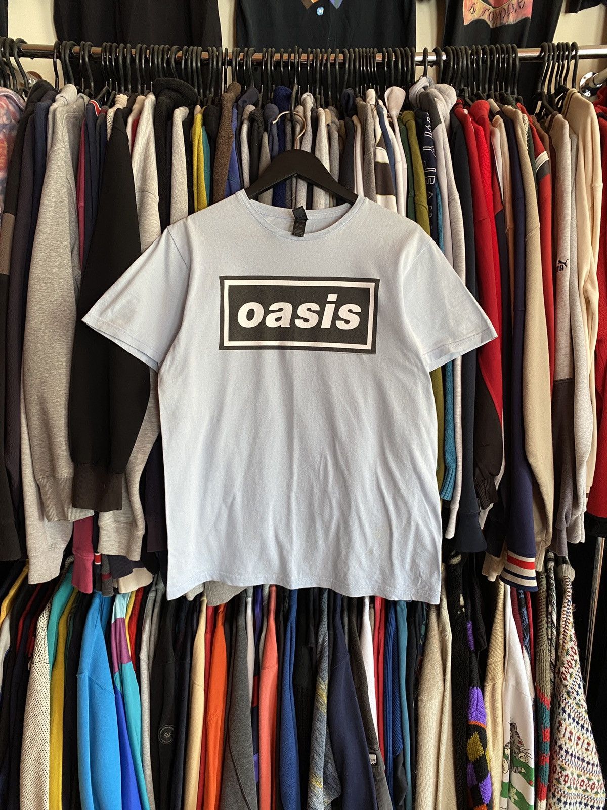 Band Tees OASIS VINTAGE T-SHIRT BOX LOGO Y2k Size US M / EU 48-50 / 2 - 1 Thumbnail