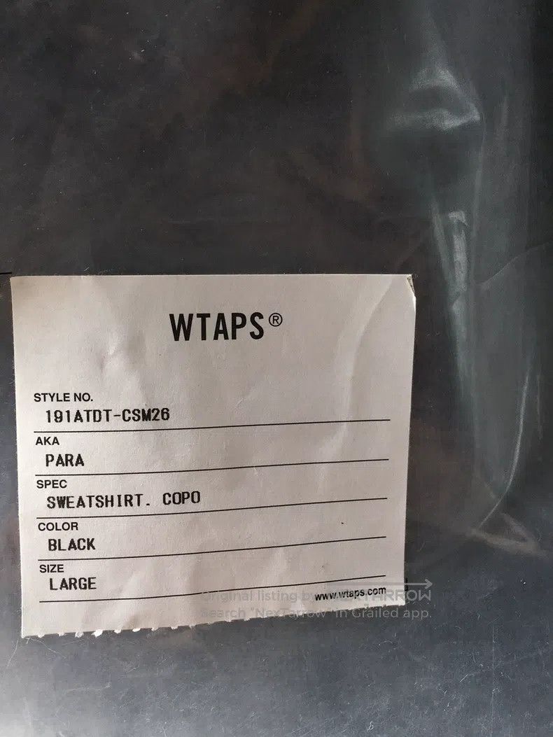 Wtaps Wtaps A velvet hoodie Size US L / EU 52-54 / 3 - 6 Thumbnail