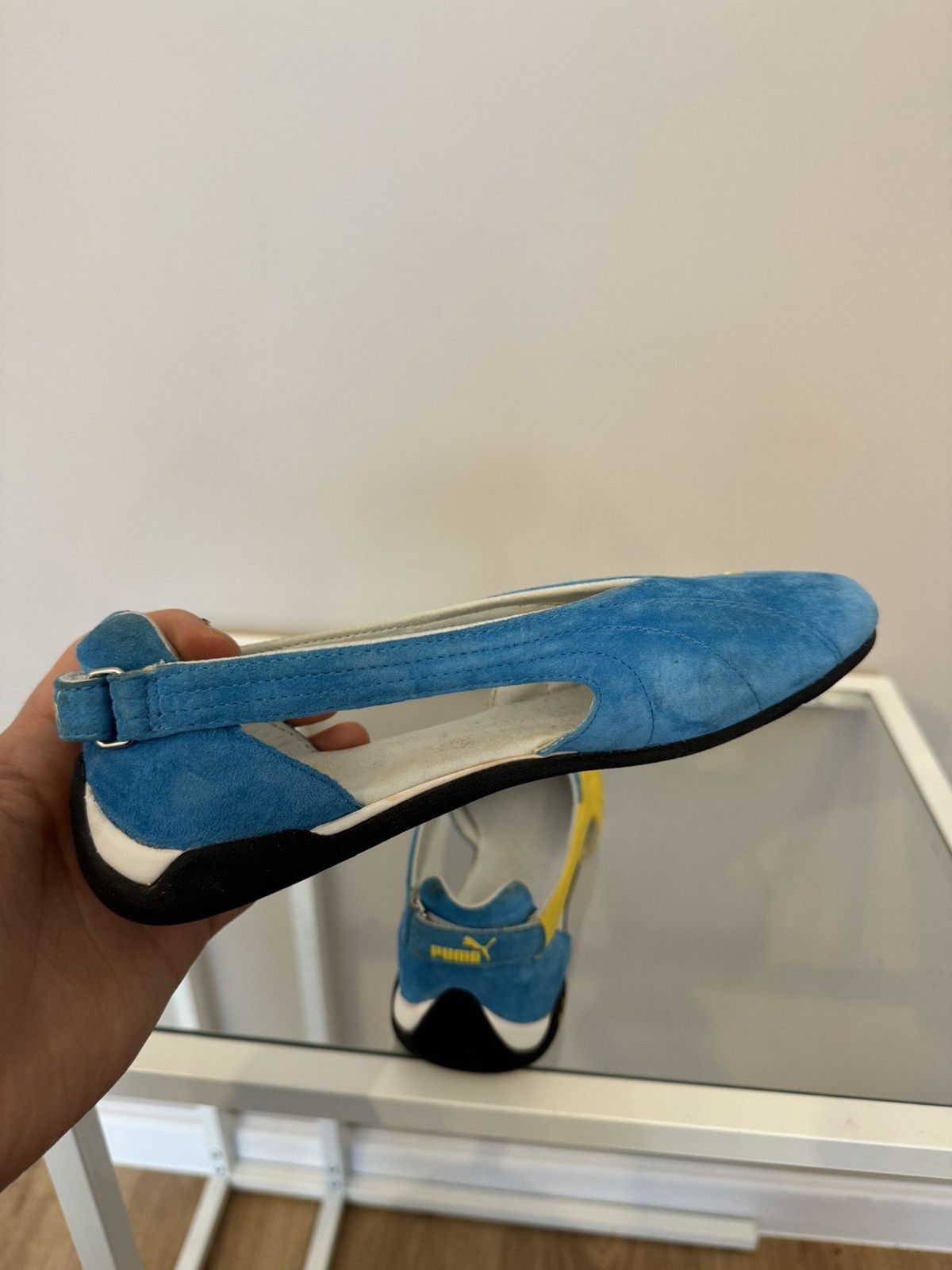 Puma × Vintage Puma blue speedcat sandals balerine shoes vintage 00s y2k Size US 4 / IT 34 - 7 Thumbnail
