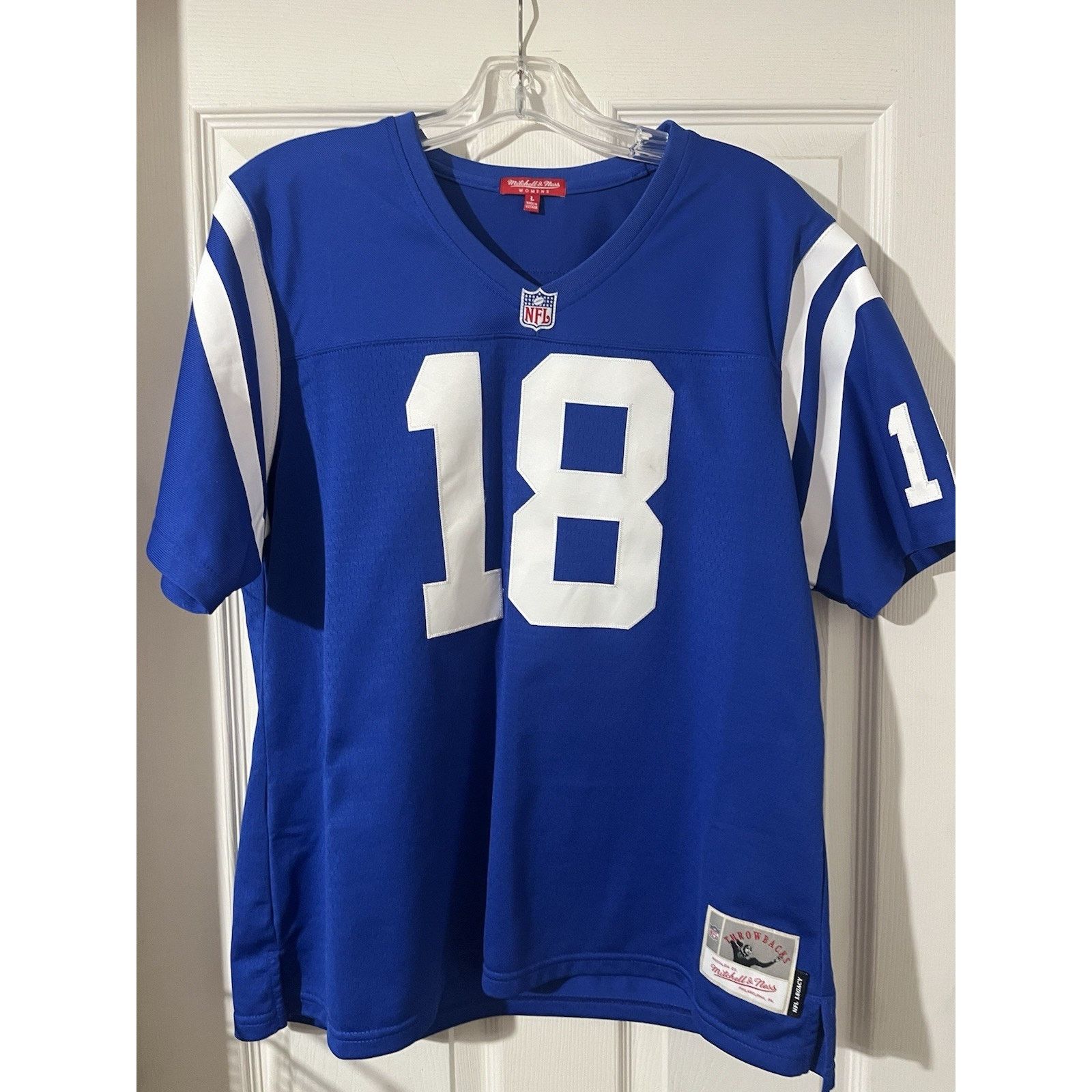 Mitchell & Ness Mitchell & Ness Peyton Manning Jersey Sz L Colts Womens Size L / US 10 / IT 46 - 1 Thumbnail