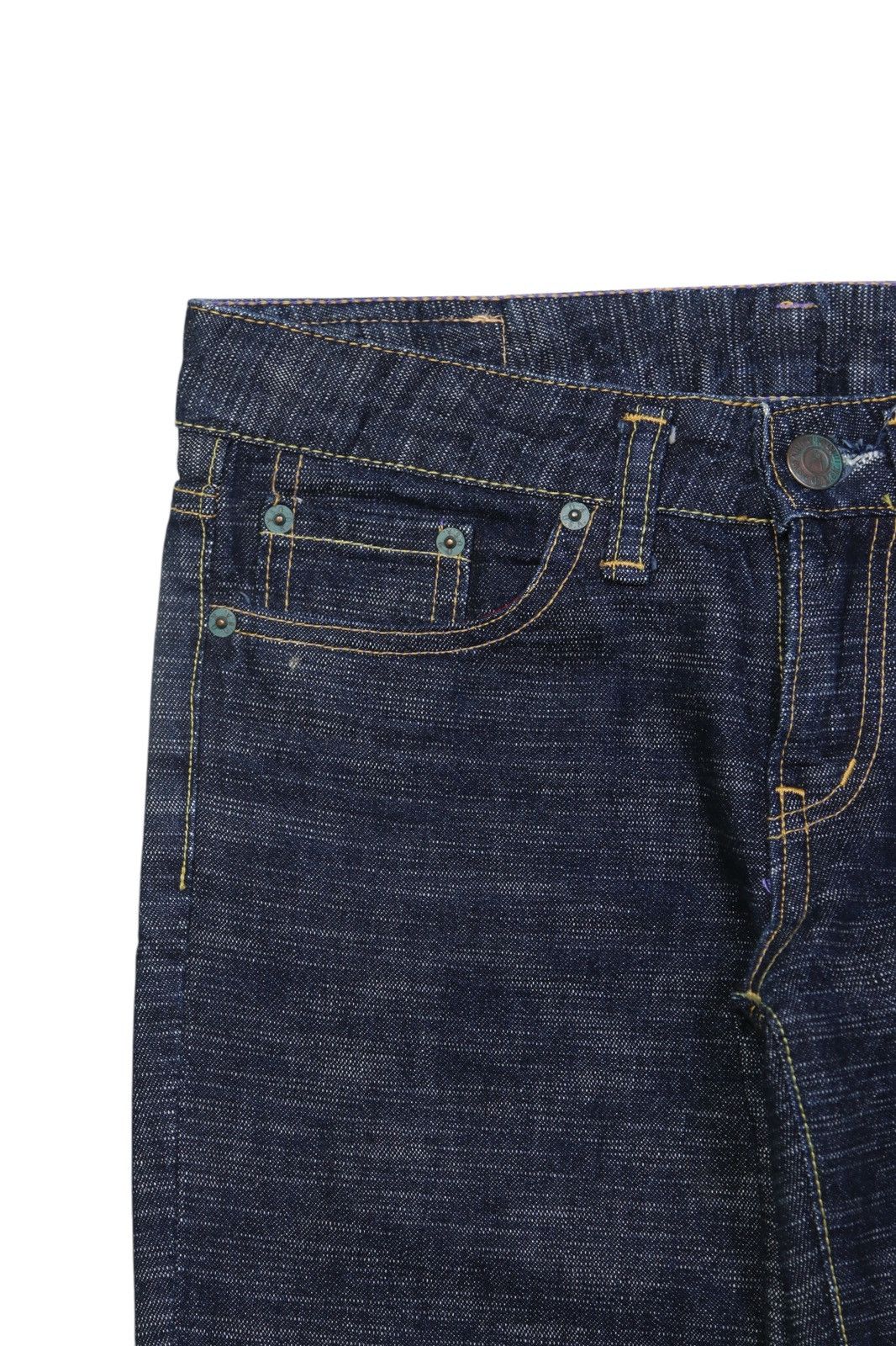 Japanese Brand 2000s KU HANDCRAFTED RAW DENIM Size US 28 / EU 44 - 2 Thumbnail