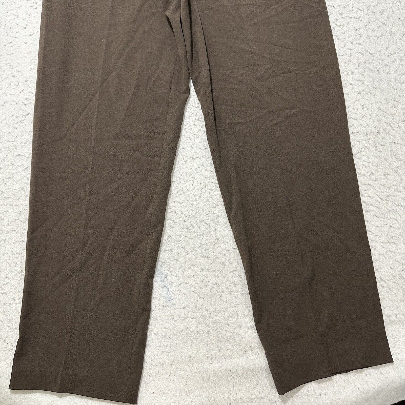 Other Vintage Rafaella 12 Straight Leg Pants Flat Front Brown Size 34" / US 12 / IT 48 - 3 Thumbnail