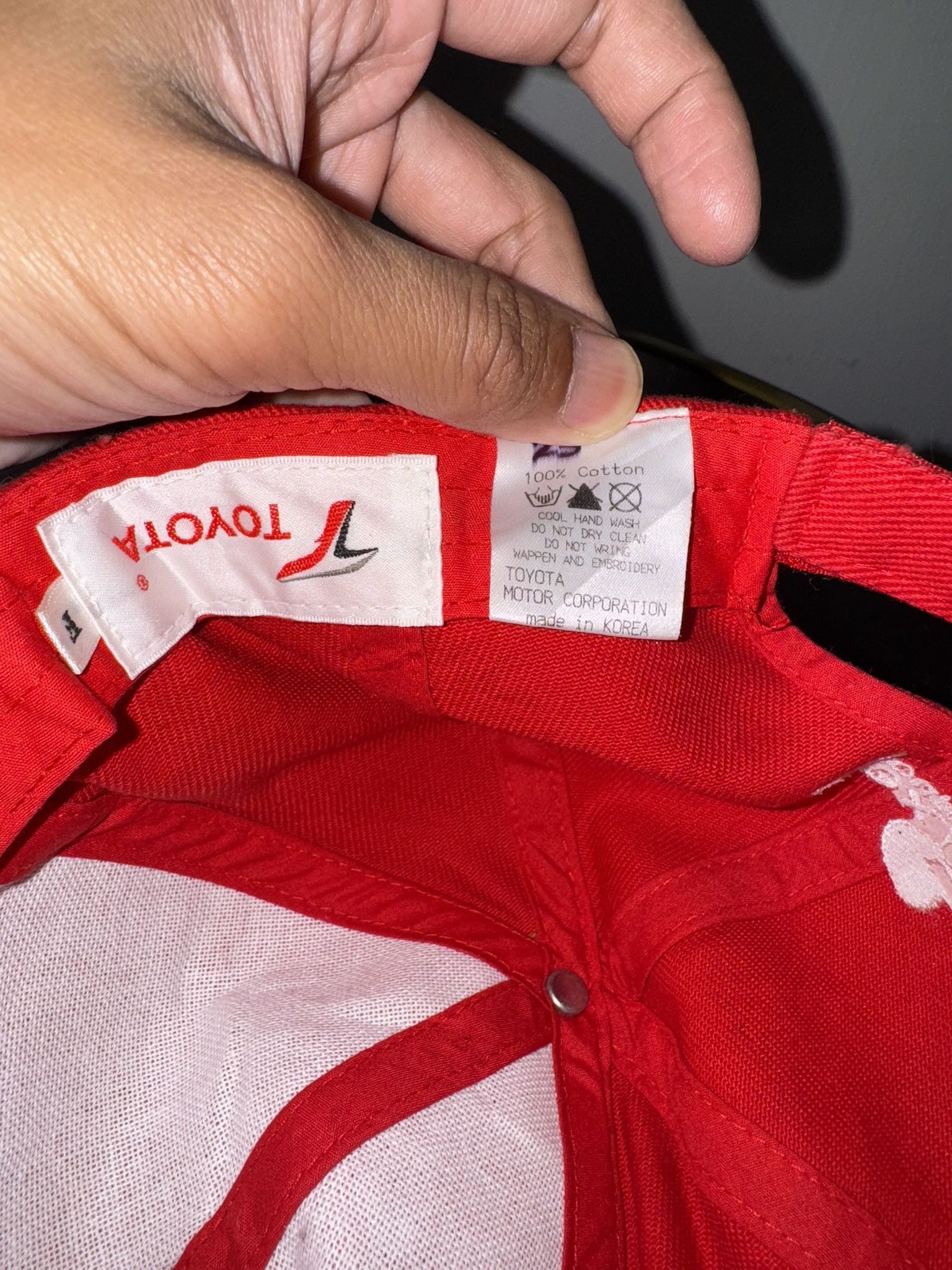 Formula 1 × Japanese Brand Formula 1 Panasonic Toyota Racing Team Baseball Cap Size ONE SIZE - 5 Thumbnail