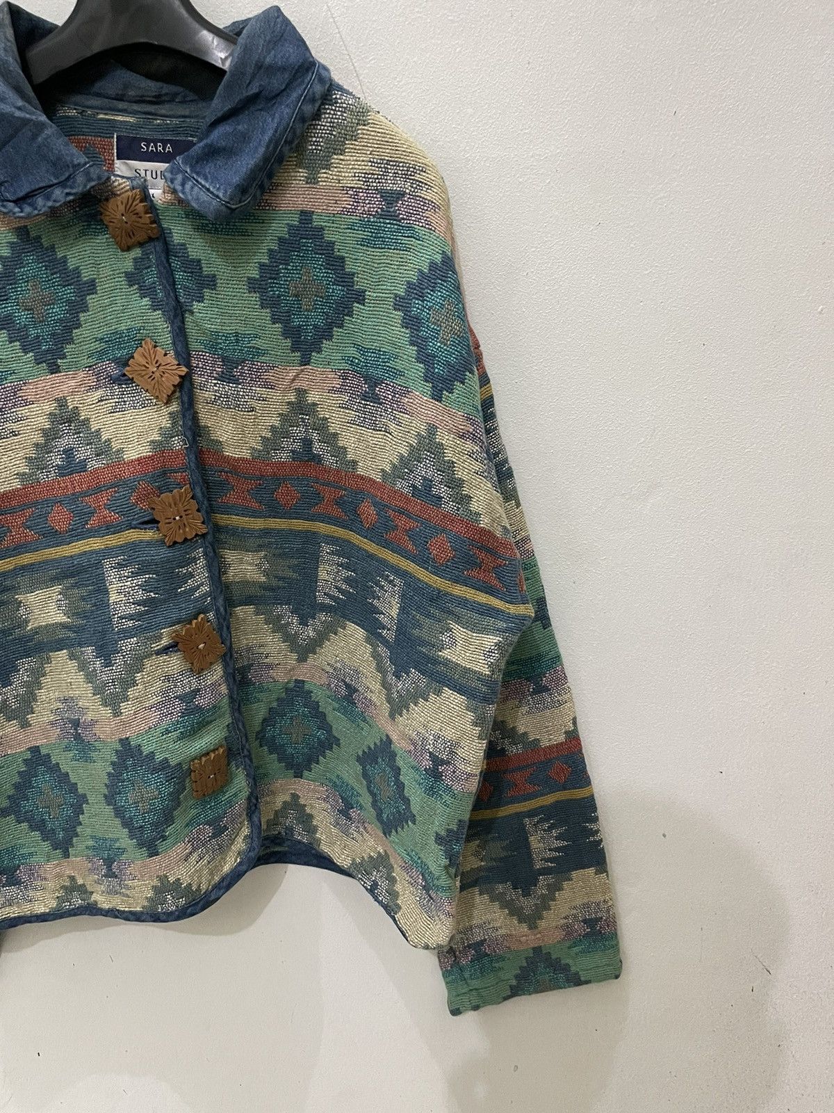 Vintage Sara Studio Navajo Design Jackets Size L / US 10 / IT 46 - 2 Thumbnail